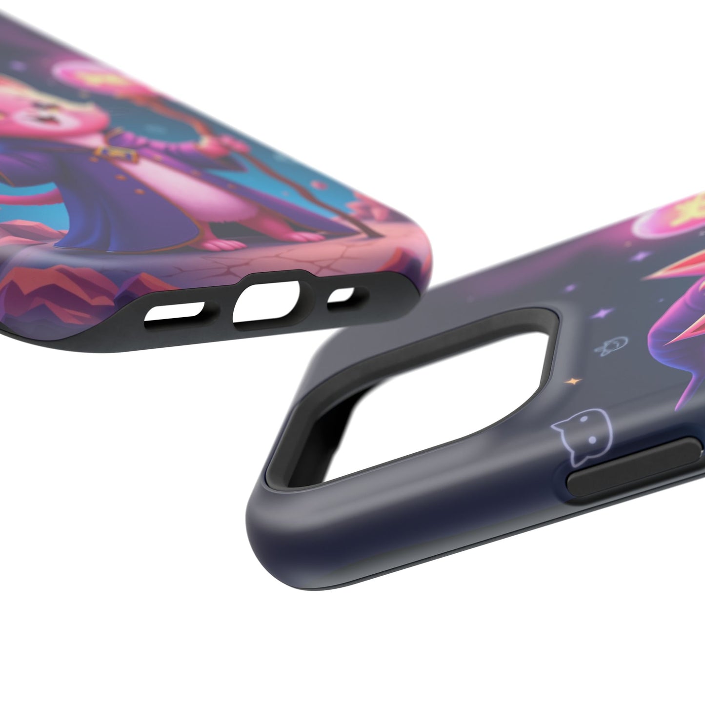 Magical Cat Sorcerer iPhone Case - Cute Fantasy Gift for Cat Lovers