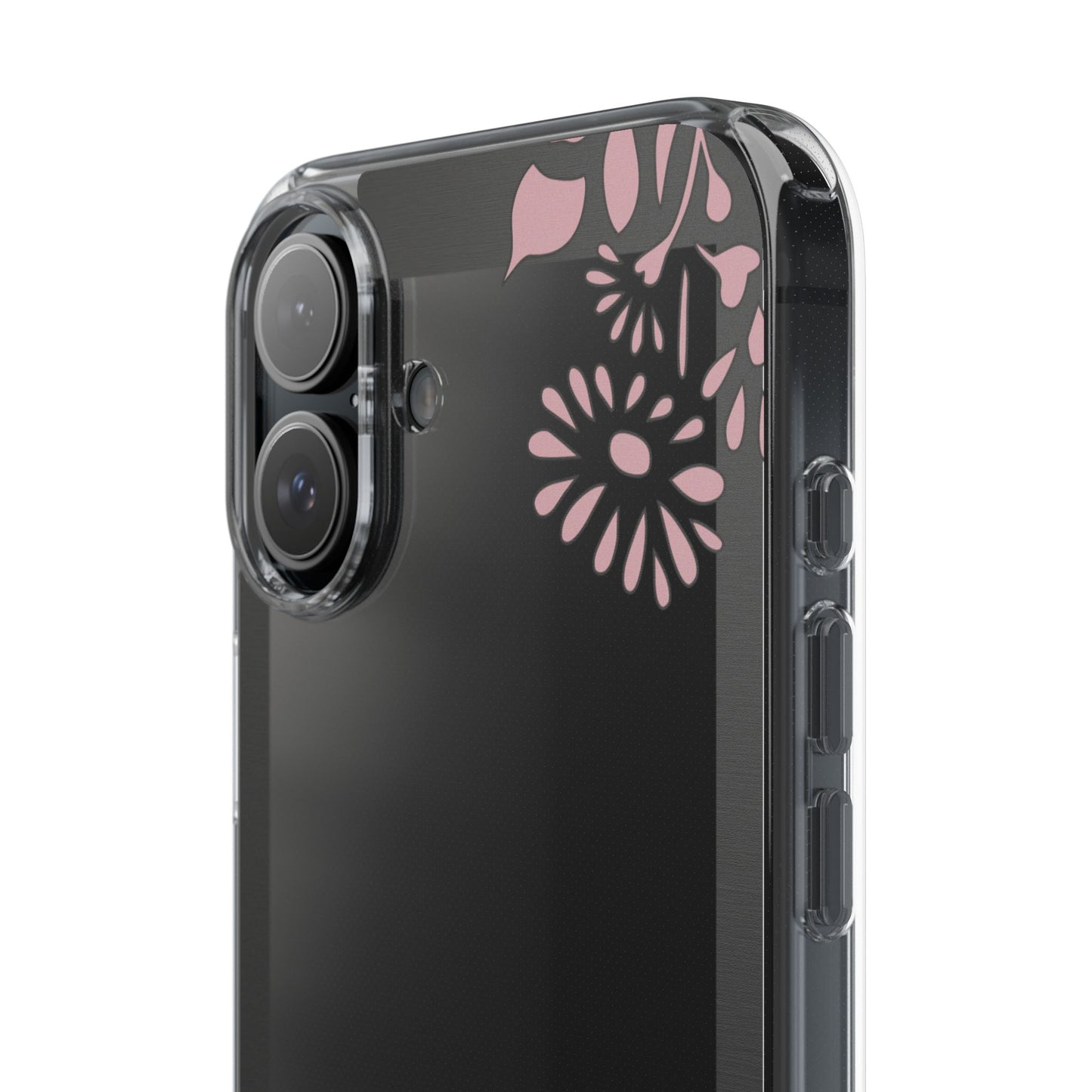 Elegant Floral Clear Phone Case β Minimalist Chic Protection
