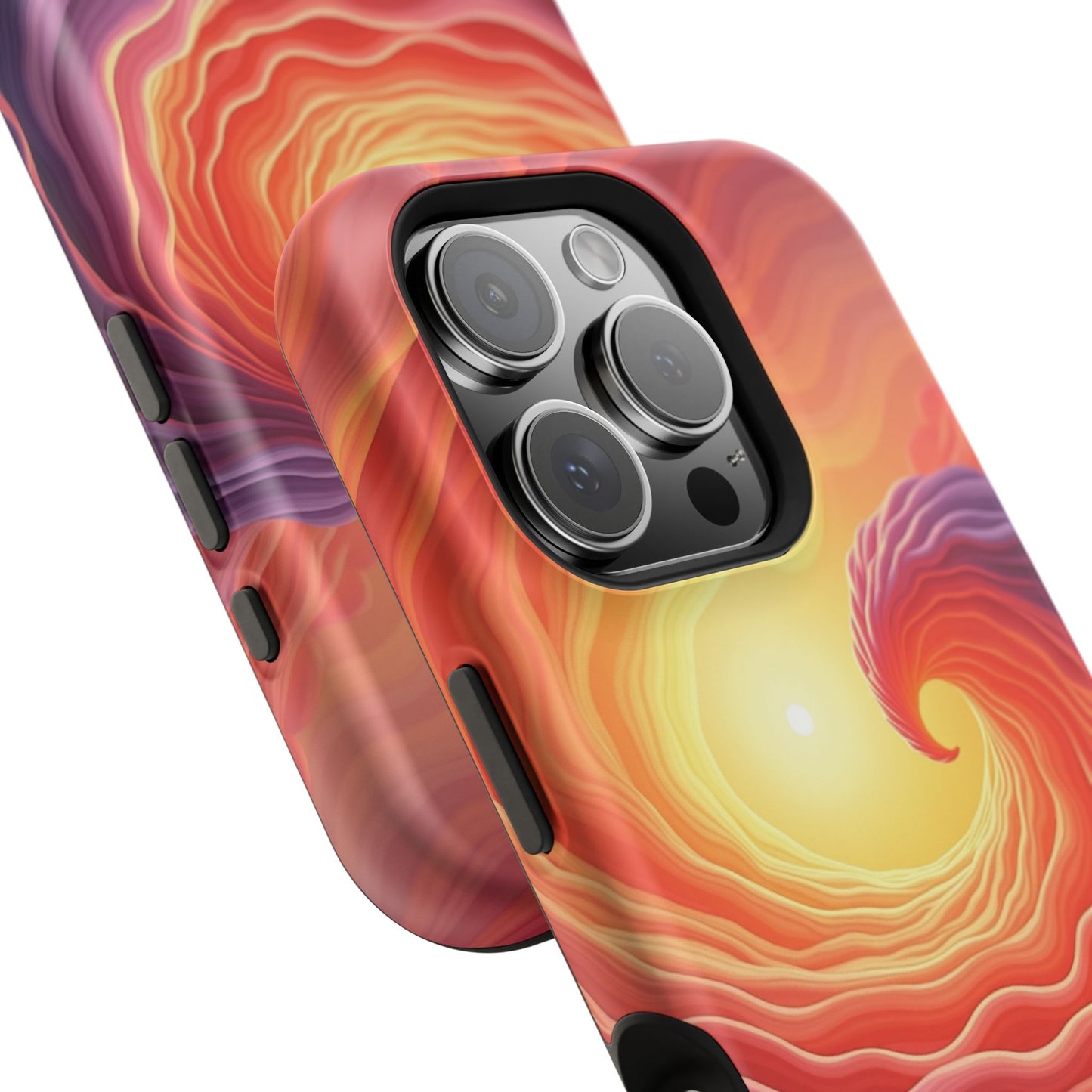 Sunburst Wave iPhone Case - Ocean Sunset Design, Aesthetic Beach Gift Idea