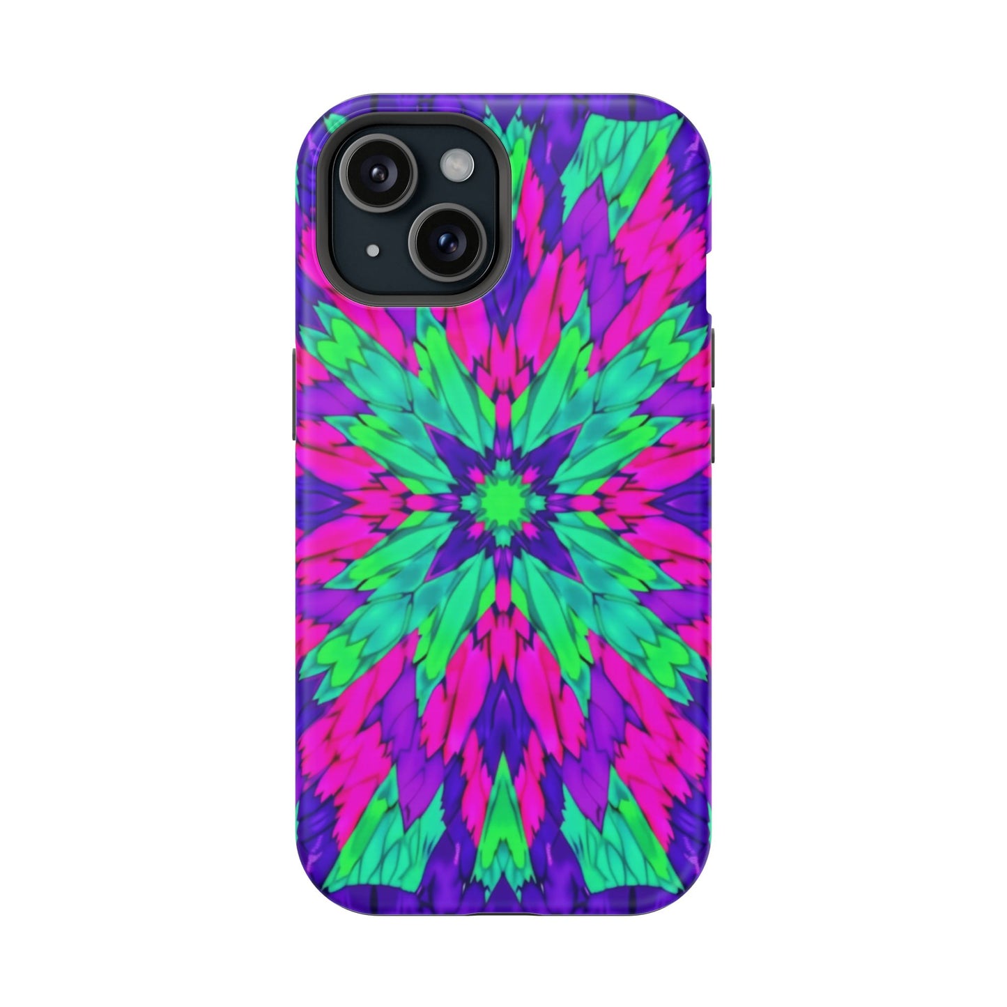 Psychedelic Mandala Phone Case - Trippy Art Gift | Colorful Flower Cases for iPhone Lovers