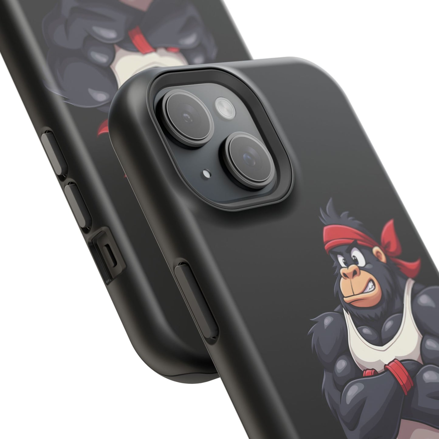 Red Band Gym Gorilla Phone Case β Fierce Style Meets Tough Protection