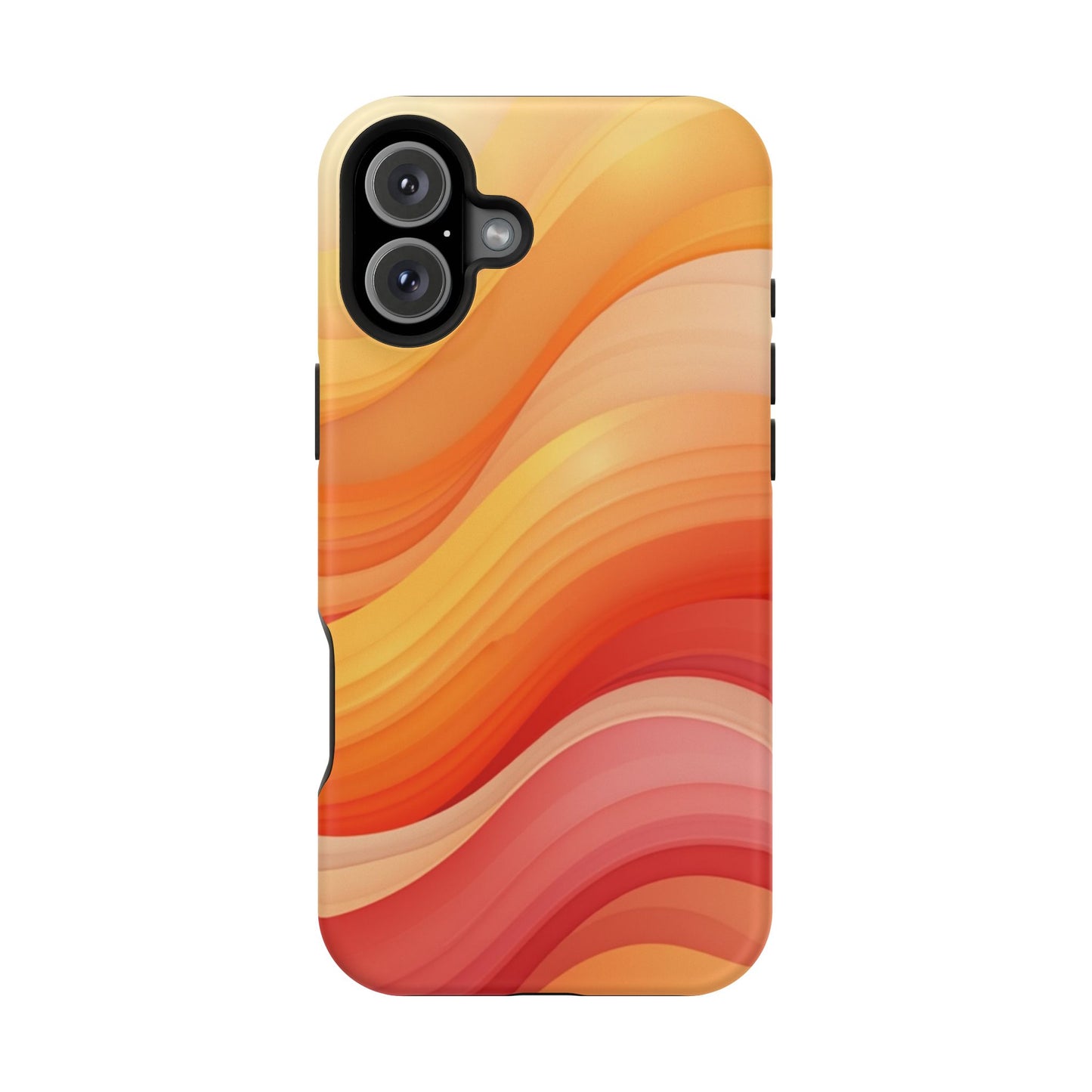 Sunset Phone Case - Aesthetic iPhone Case | Warm Gradient Wave Design | Gifts for Her | Beachy Summer Vibes