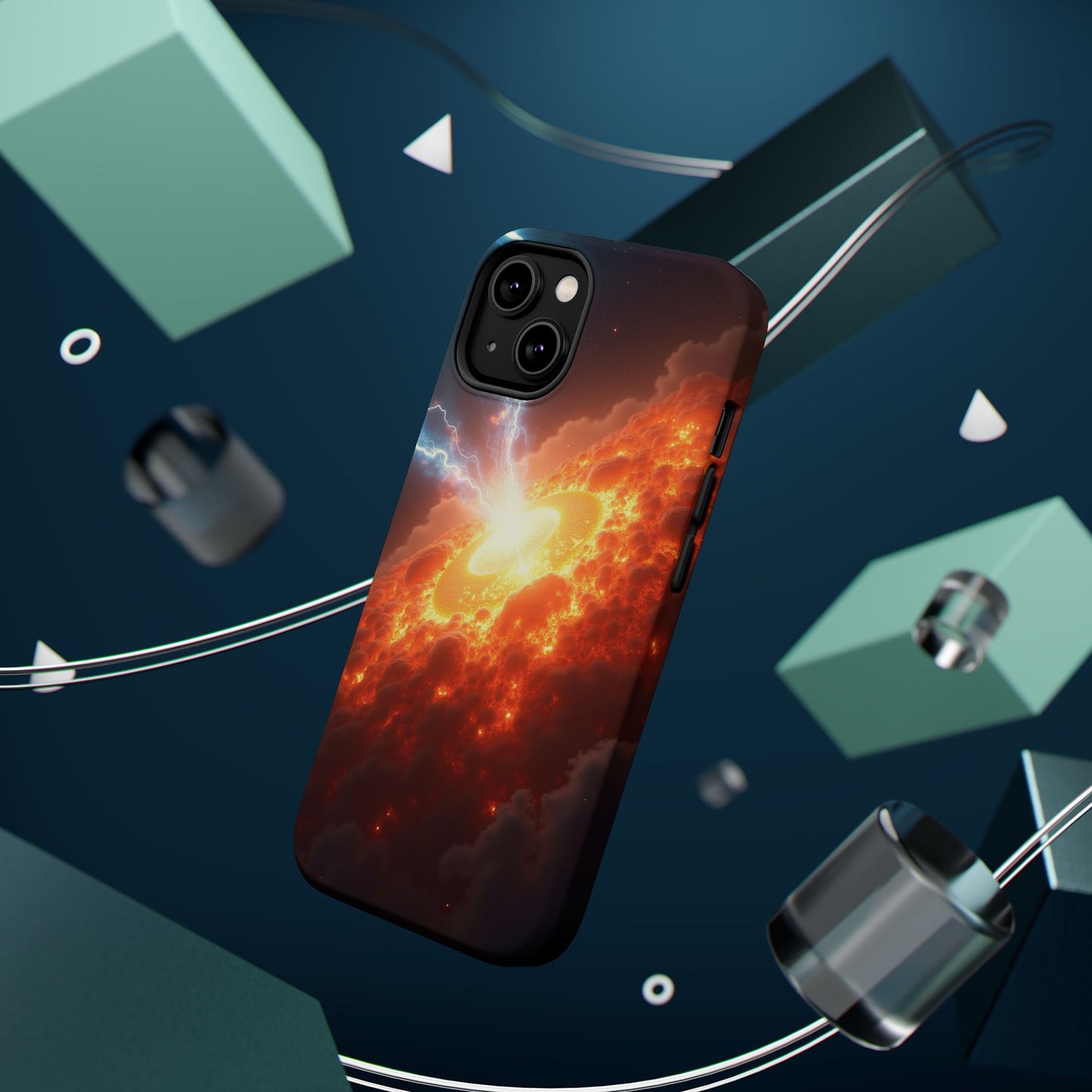 Supernova Phone Case - Fiery Galaxy iPhone Cover - Astronomy Gift for Him/Her