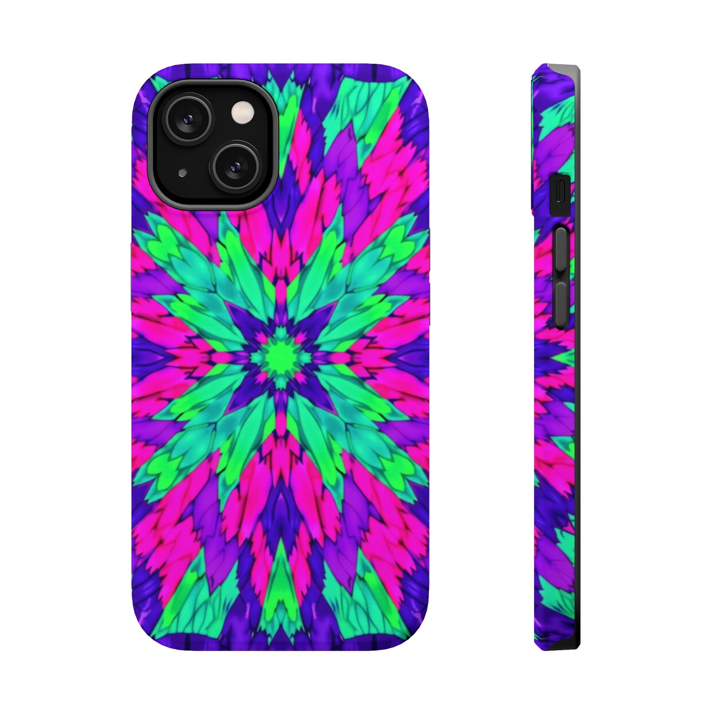 Psychedelic Mandala Phone Case - Trippy Art Gift | Colorful Flower Cases for iPhone Lovers
