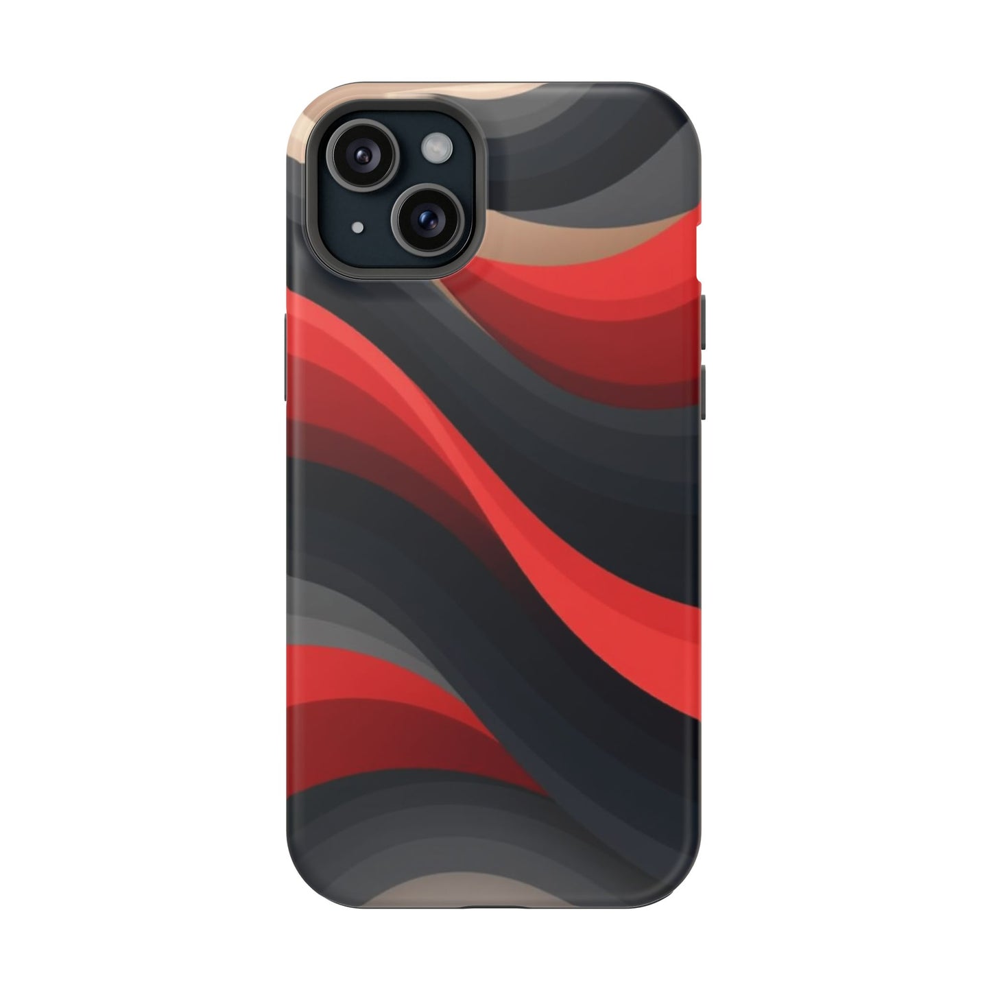 Dynamic Elegance Phone Case - Bold Wave Design | Trendy Aesthetic Gift Idea