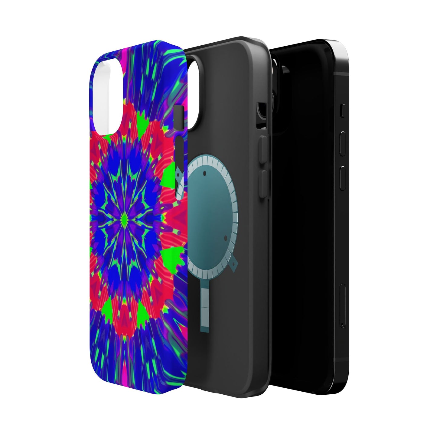 Neon Phone Case - Trippy iPhone Case, Rave Gift Idea, Aesthetic Y2K Accessory