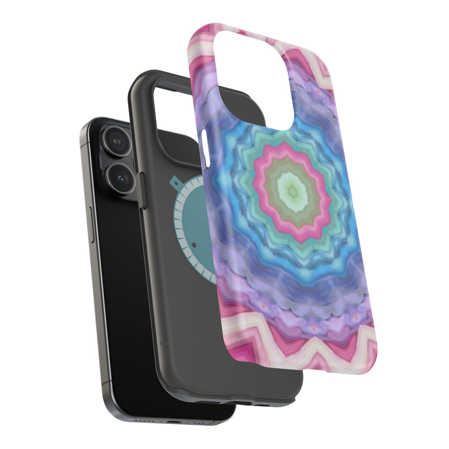 Abstract Phone Case - Psychedelic iPhone Case, Colorful Gift Idea, Unique Pattern Design