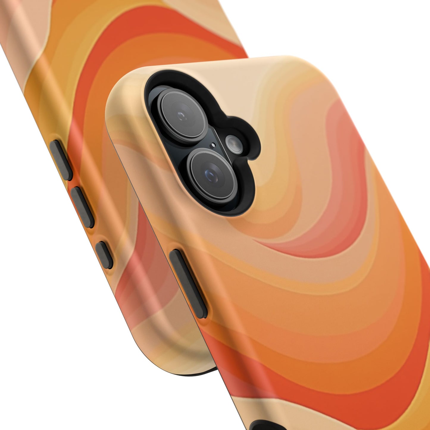 Retro Wave Phone Case - 70s Inspired Aesthetic | Orange Gradient iPhone Case | Gifts for Her | Vintage Style Sun Design