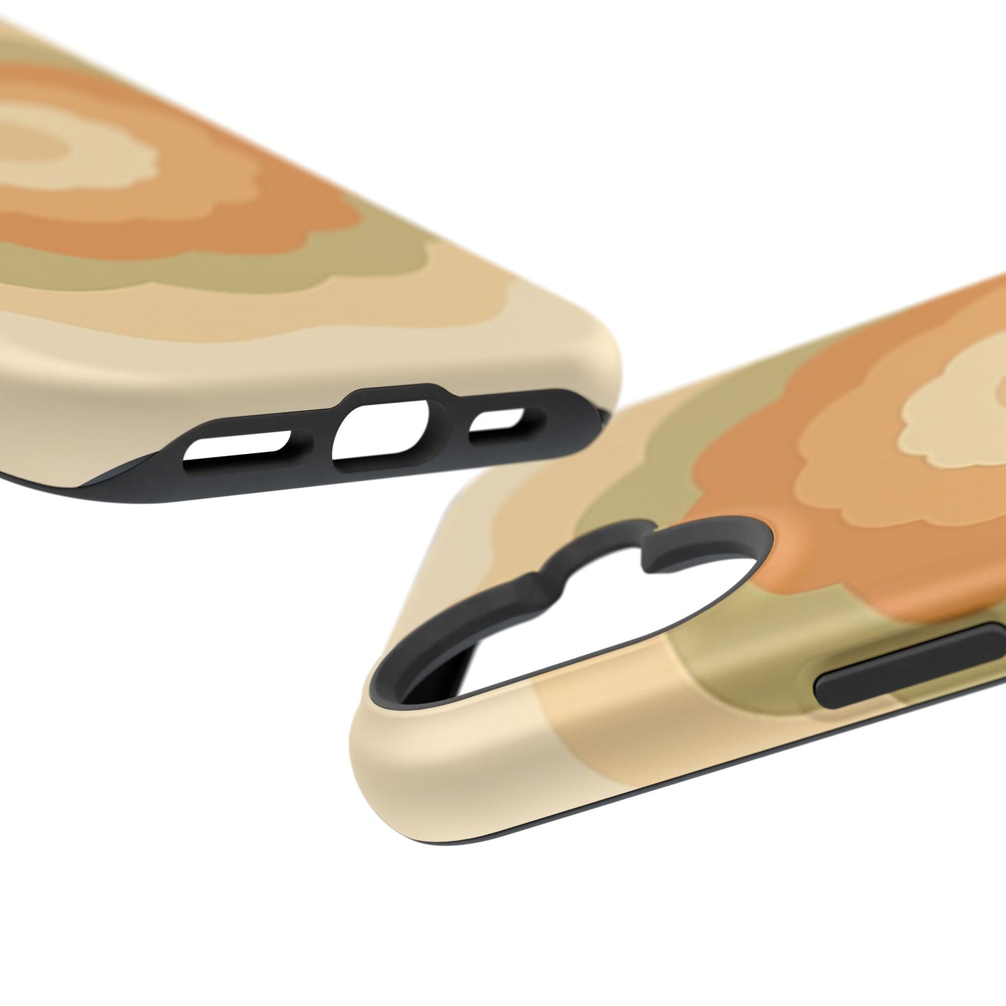 Retro Bloom iPhone Case - 70s Floral Design, Vintage Aesthetic Gift Idea