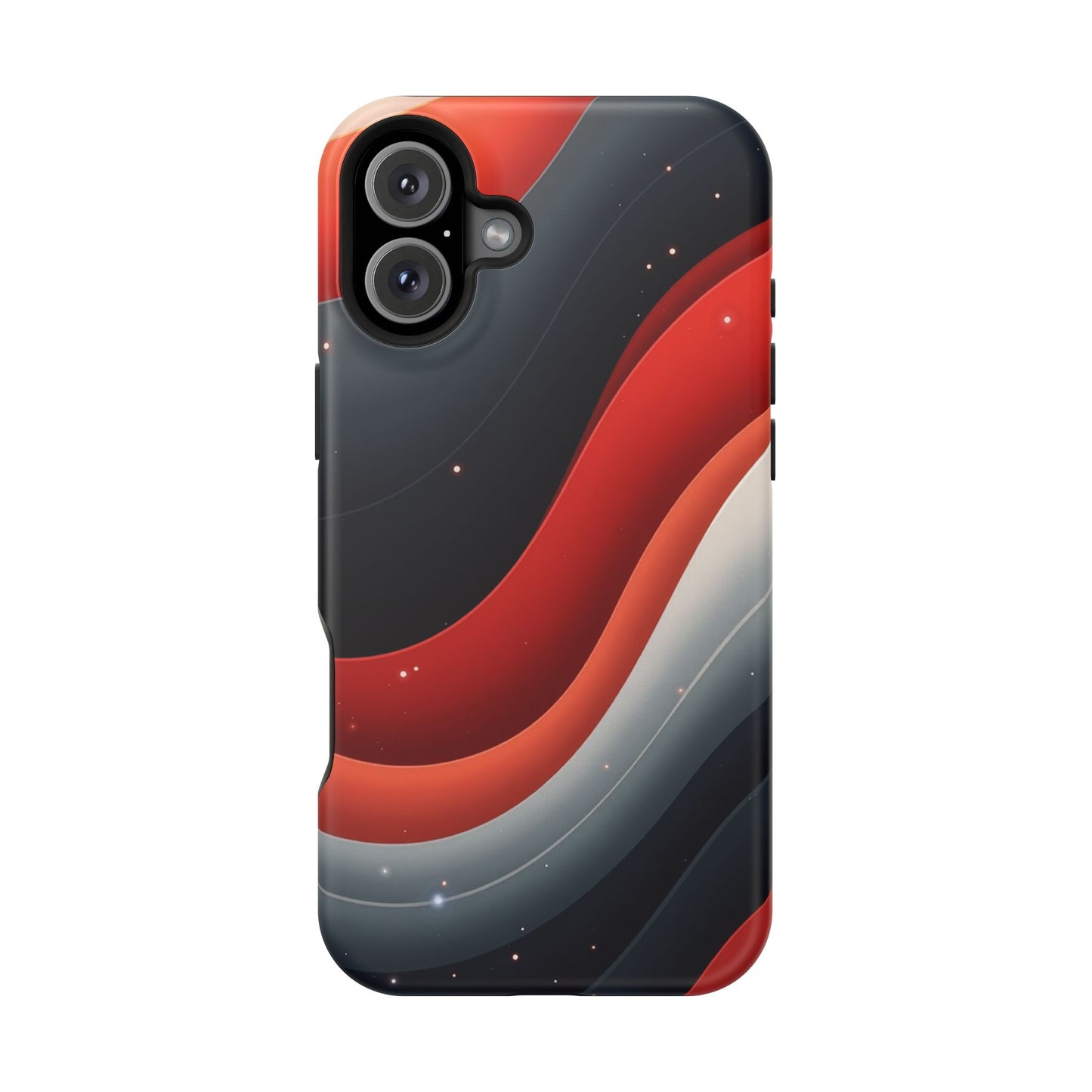 Celestial Waves iPhone Case - Galaxy Space Design, Aesthetic Gift Idea