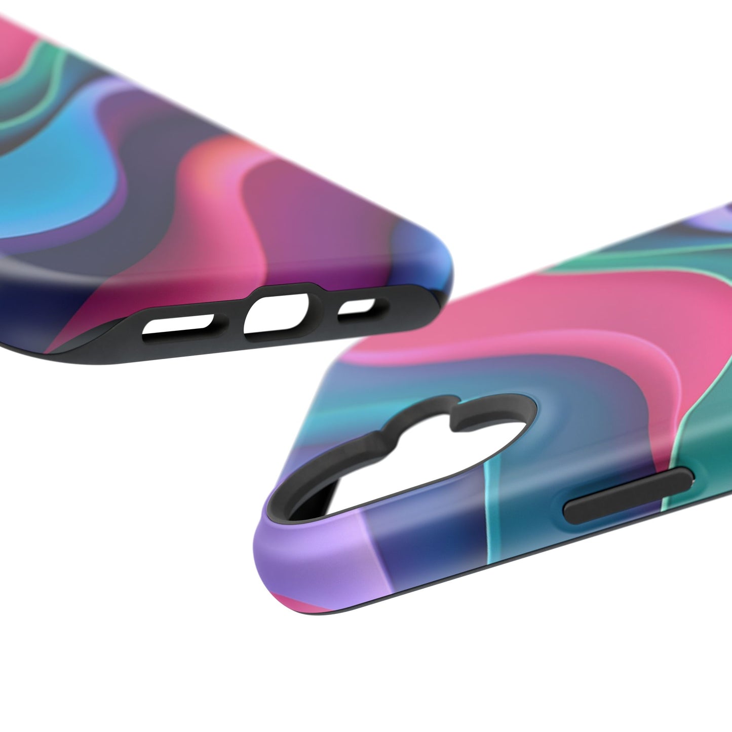 Aesthetic Wave Phone Case - Colorful iPhone Case, Ocean Gift Idea, Trendy Summer Accessory