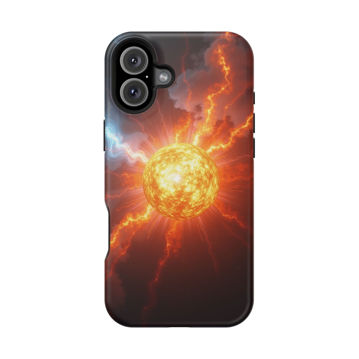 Solar Flare iPhone Case - Fiery Sunburst Space Design - Astronomy Gift Idea