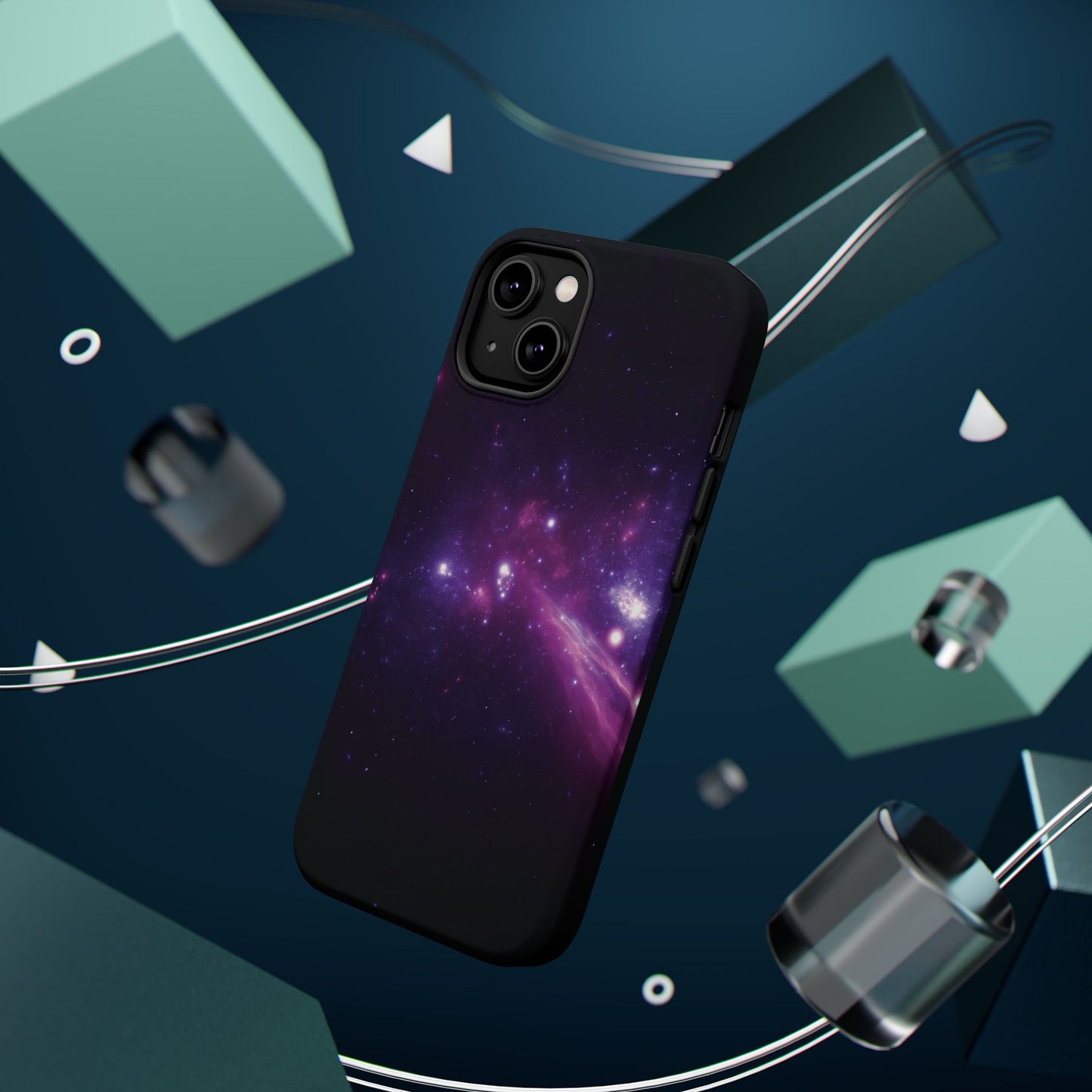 Purple Galaxy Phone Case - Aesthetic iPhone Case | Space Art Design | Gifts for Her | Unique Phone Accessories