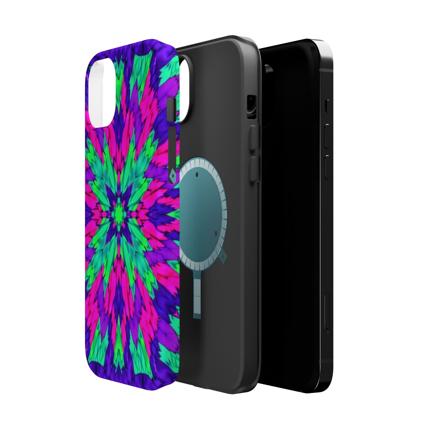 Psychedelic Mandala Phone Case - Trippy Art Gift | Colorful Flower Cases for iPhone Lovers