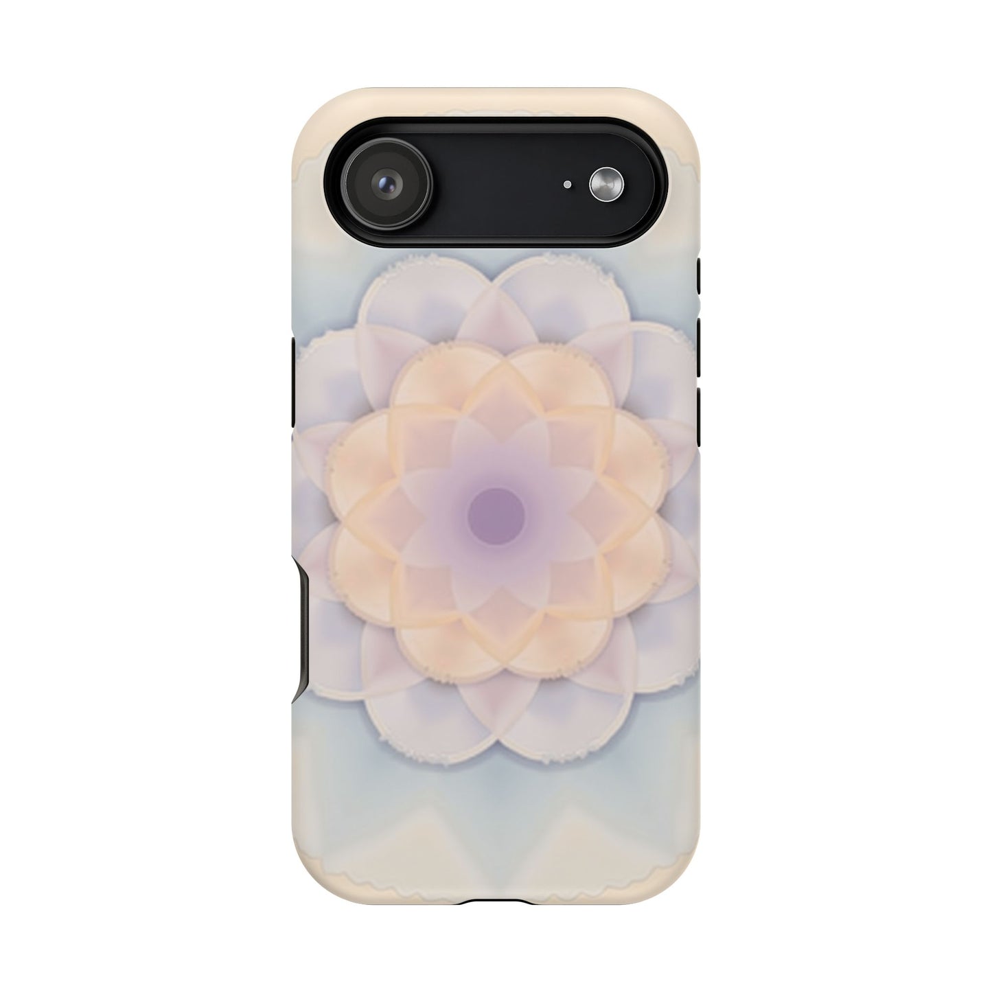 Pastel Mandala Phone Case - Aesthetic iPhone Case, Floral Gift Idea, Spiritual Zen Design