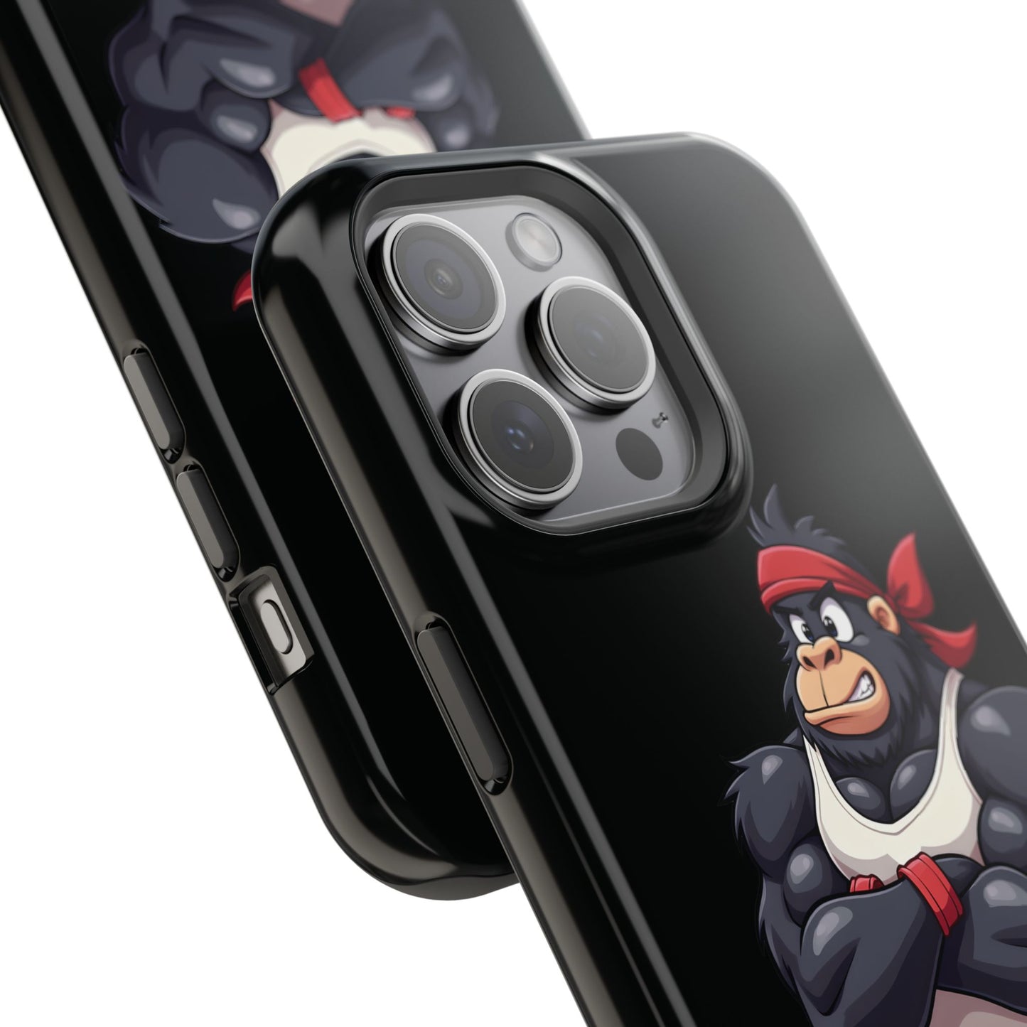 Red Band Gym Gorilla Phone Case β Fierce Style Meets Tough Protection