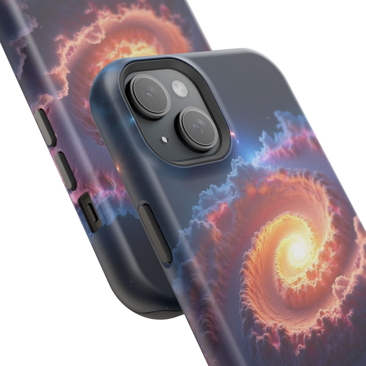Ethereal Spiral Galaxy Phone Case for iPhone | Dreamy Aesthetic Slim Protective Cover