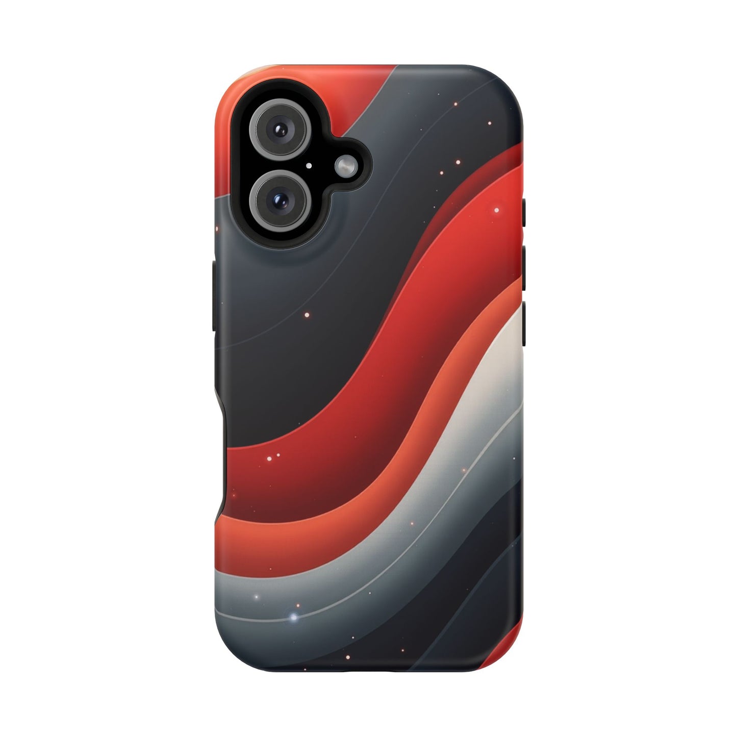 Celestial Waves iPhone Case - Galaxy Space Design, Aesthetic Gift Idea