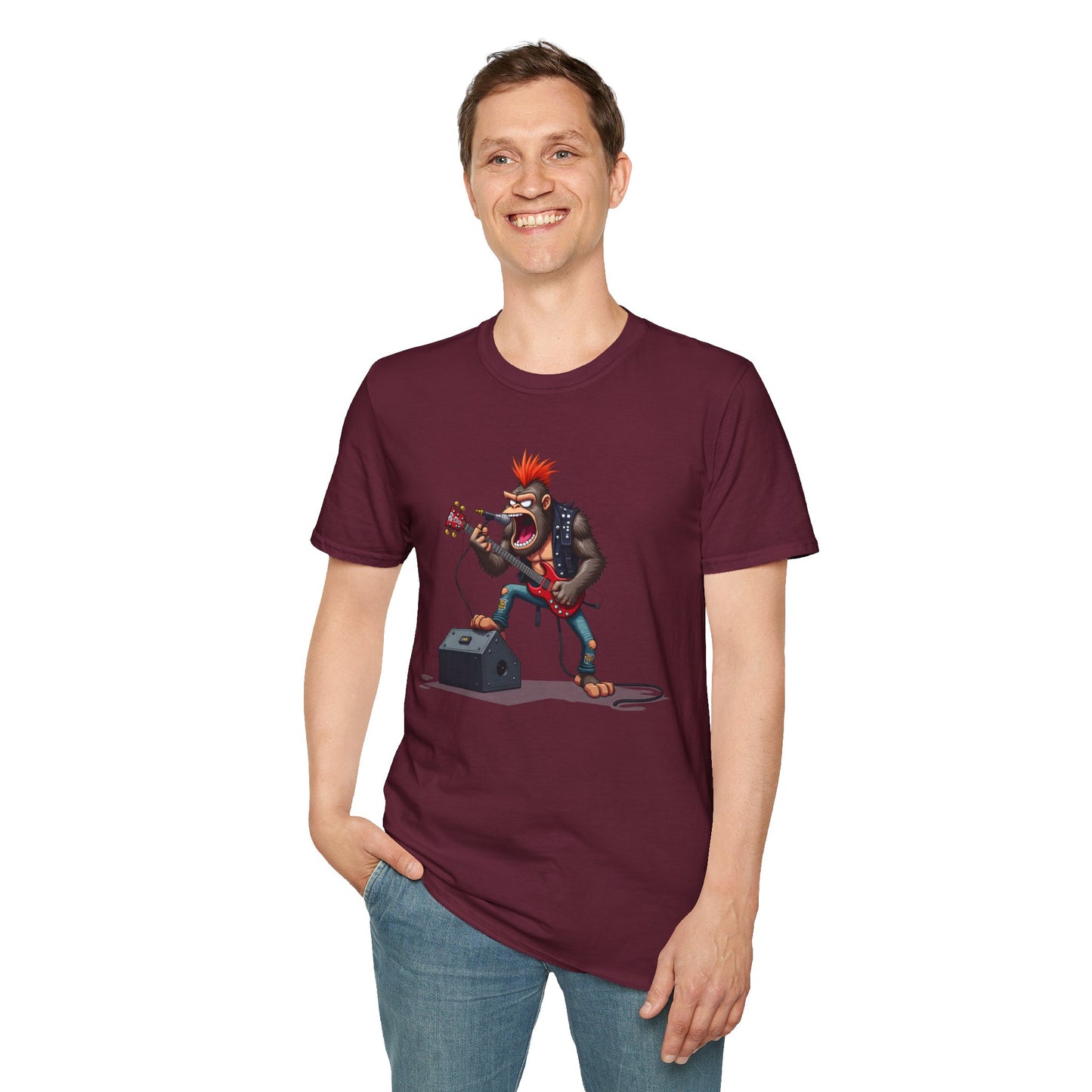 Punk Rock Gorilla T-Shirt – Loud Looks for Rebel Souls