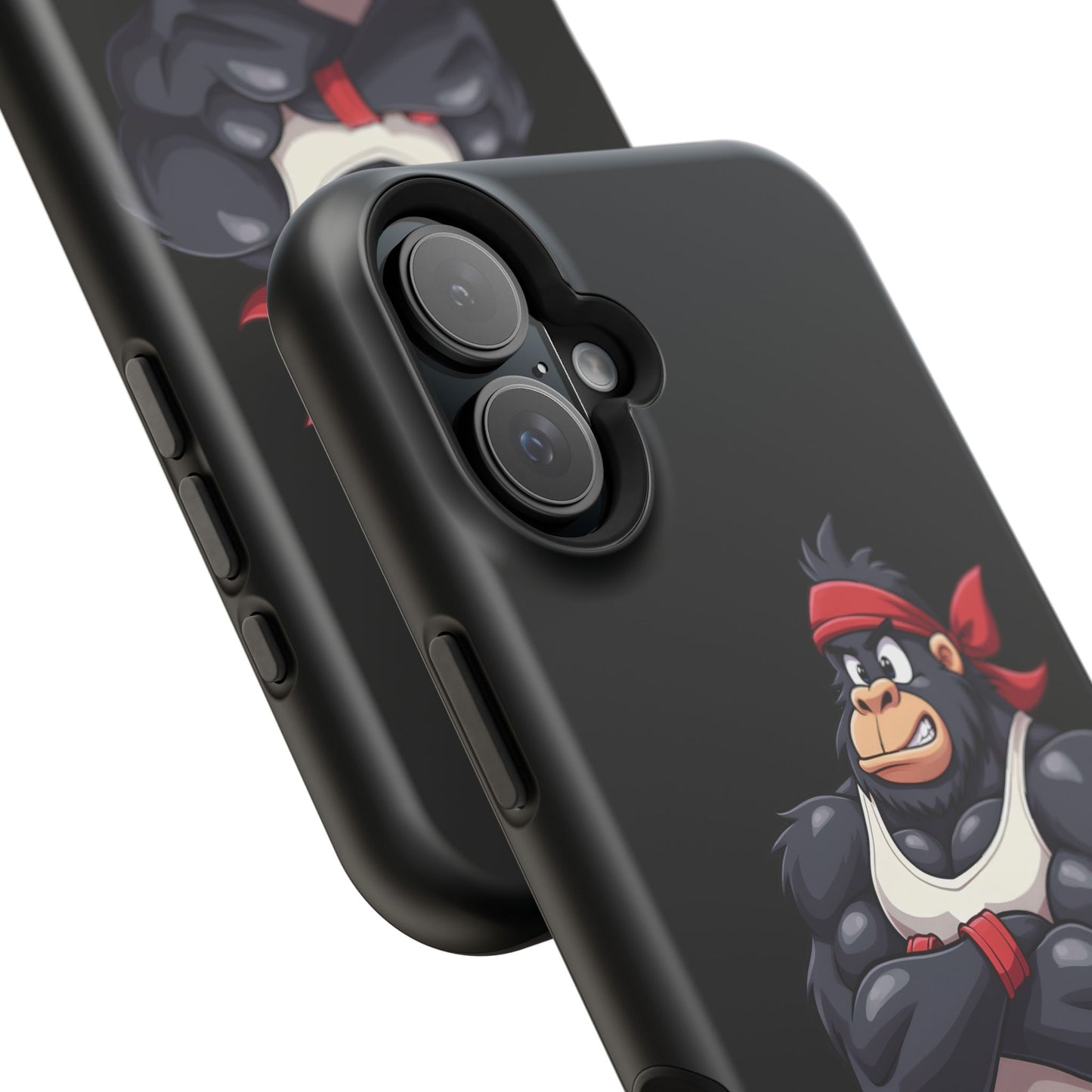 Red Band Gym Gorilla Phone Case β Fierce Style Meets Tough Protection