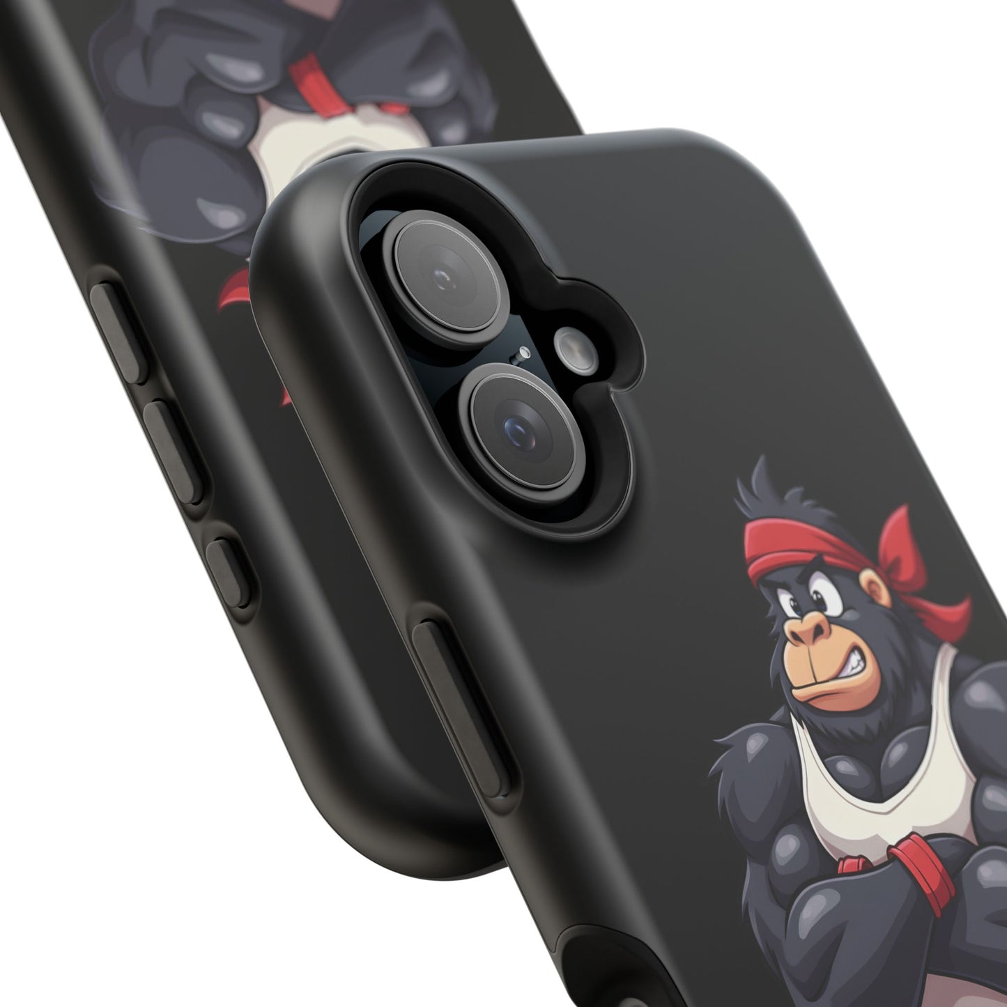 Red Band Gym Gorilla Phone Case β Fierce Style Meets Tough Protection
