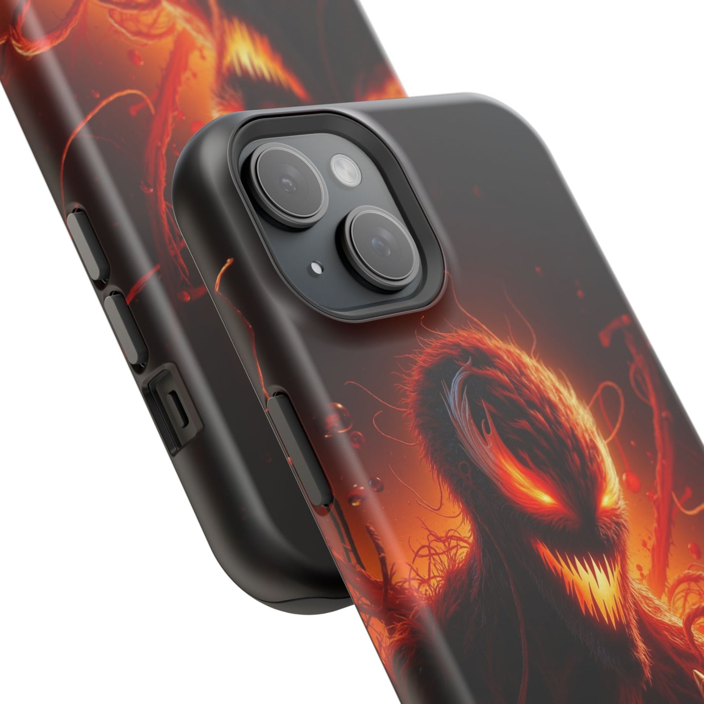 Fiery Alien Phone Case - Aesthetic iPhone Case | Sci-Fi Art Design | Gifts for Him | Unique Phone Accessories