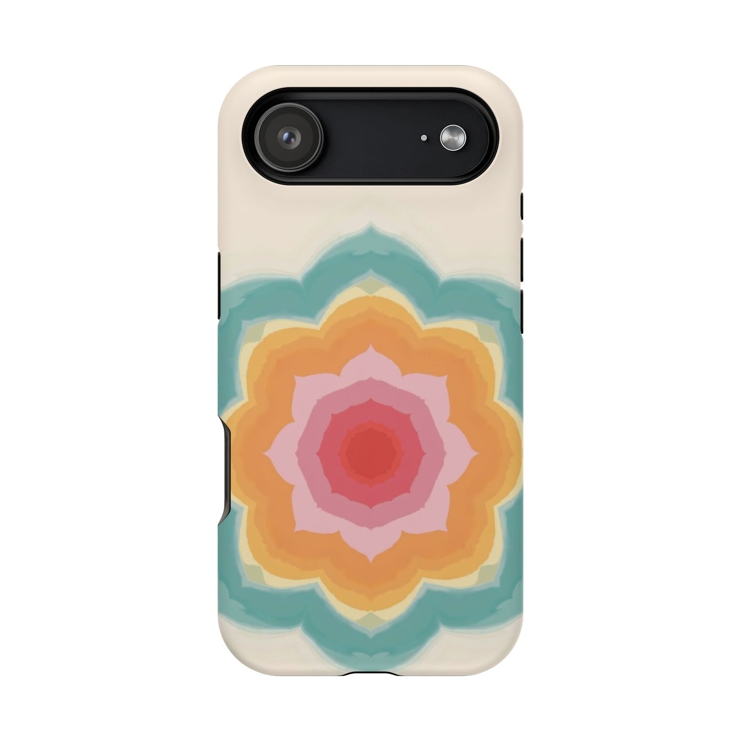 Floral Bloom iPhone Case - Retro Flower Power Design, Aesthetic Gift Idea