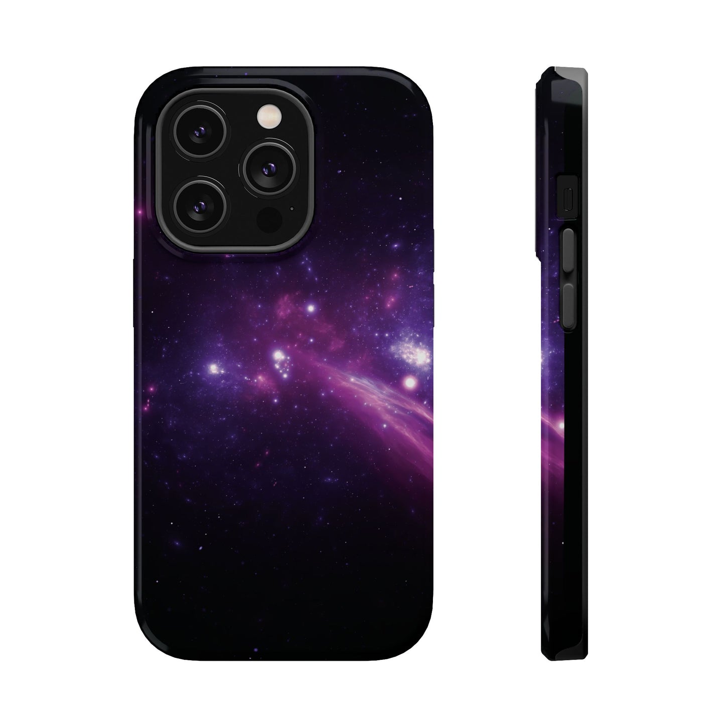 Purple Galaxy Phone Case - Aesthetic iPhone Case | Space Art Design | Gifts for Her | Unique Phone Accessories