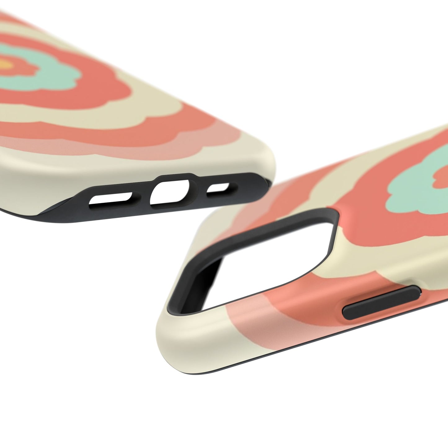 Cute Flower Phone Case - Pastel Aesthetic iPhone Case, Kawaii Gift Idea, Retro Floral Design