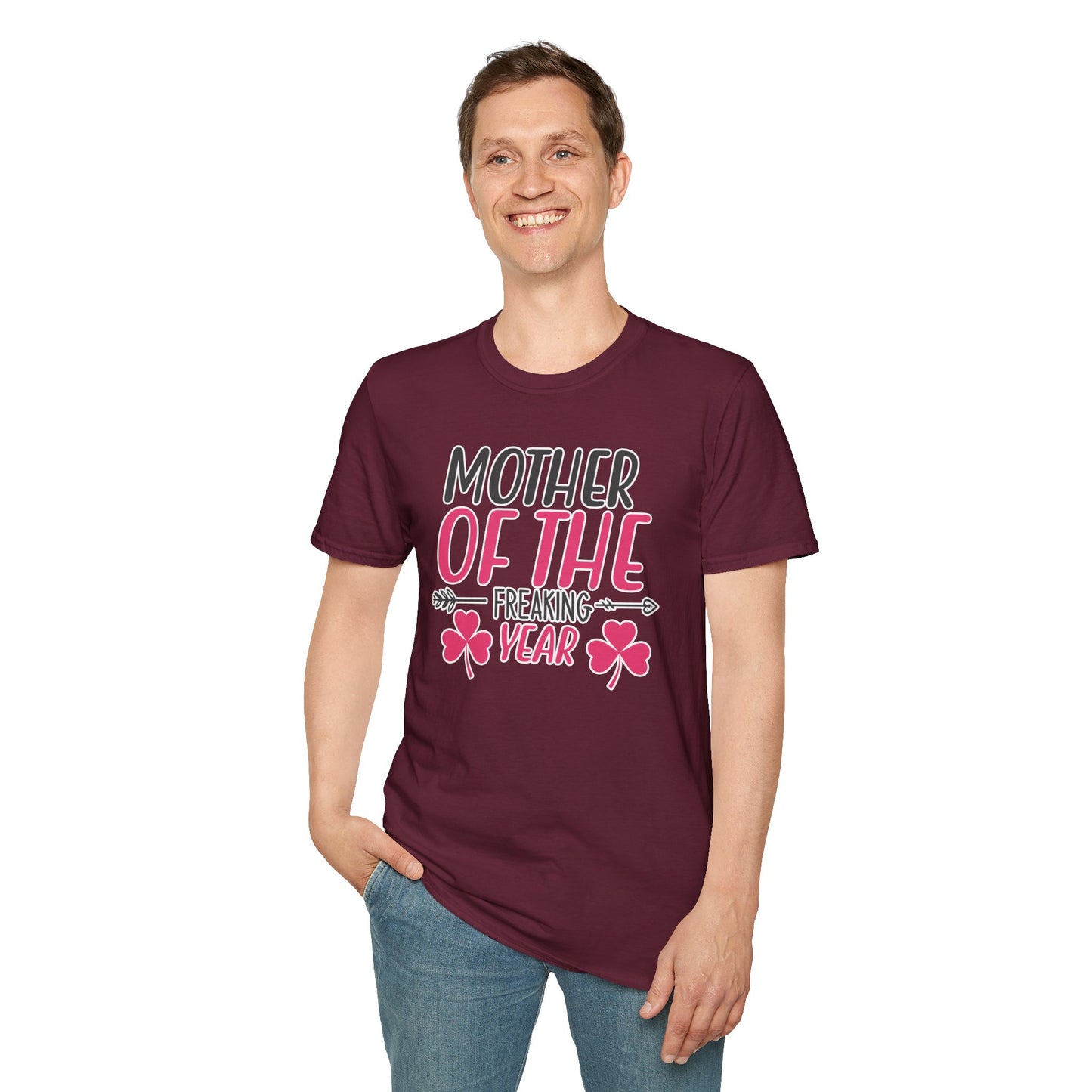 "Mother of the Year" Funny & Stylish Mom T-Shirt β Cute Sassy Motherhood Gift Tee for Real-Life Superheroes
