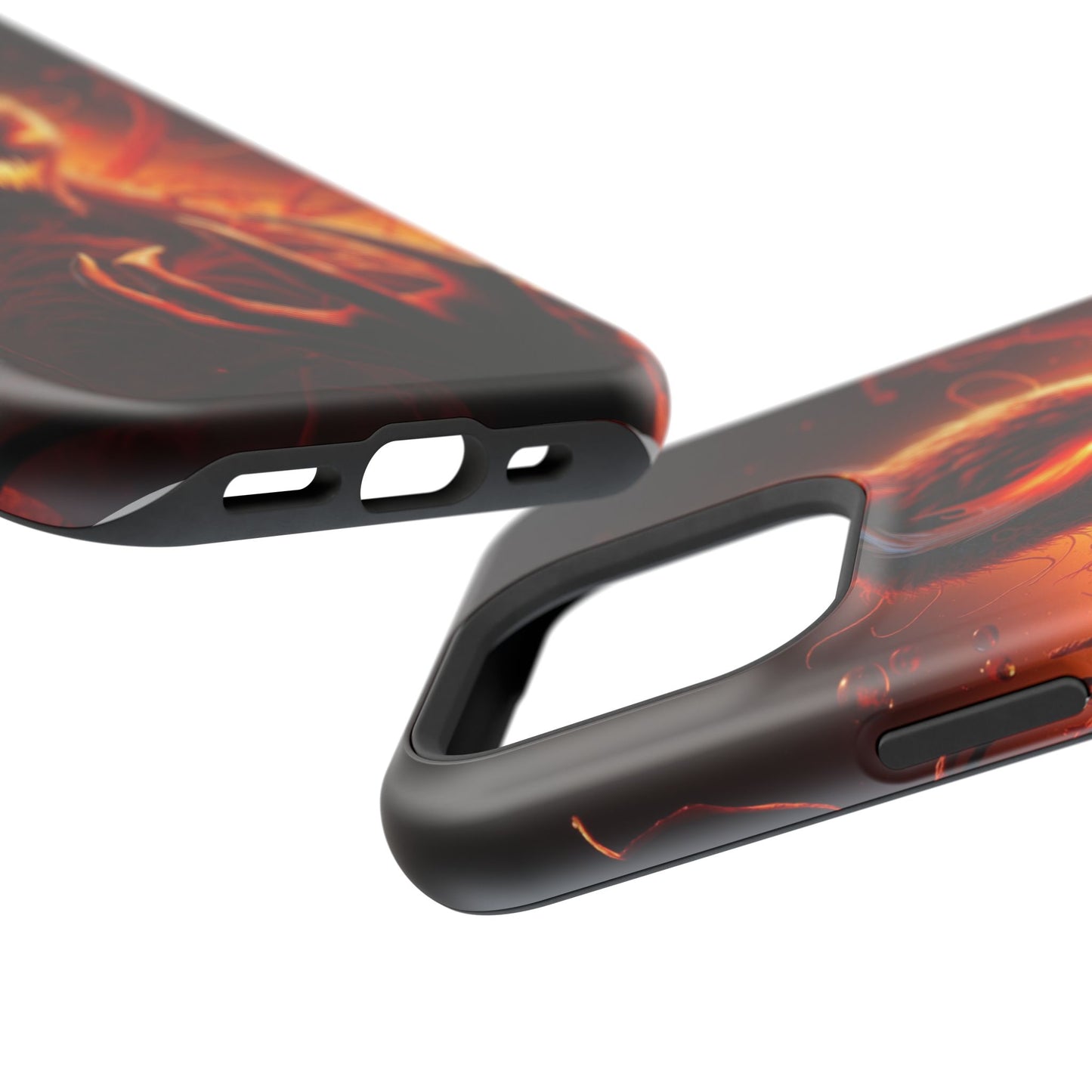Fiery Alien Phone Case - Aesthetic iPhone Case | Sci-Fi Art Design | Gifts for Him | Unique Phone Accessories