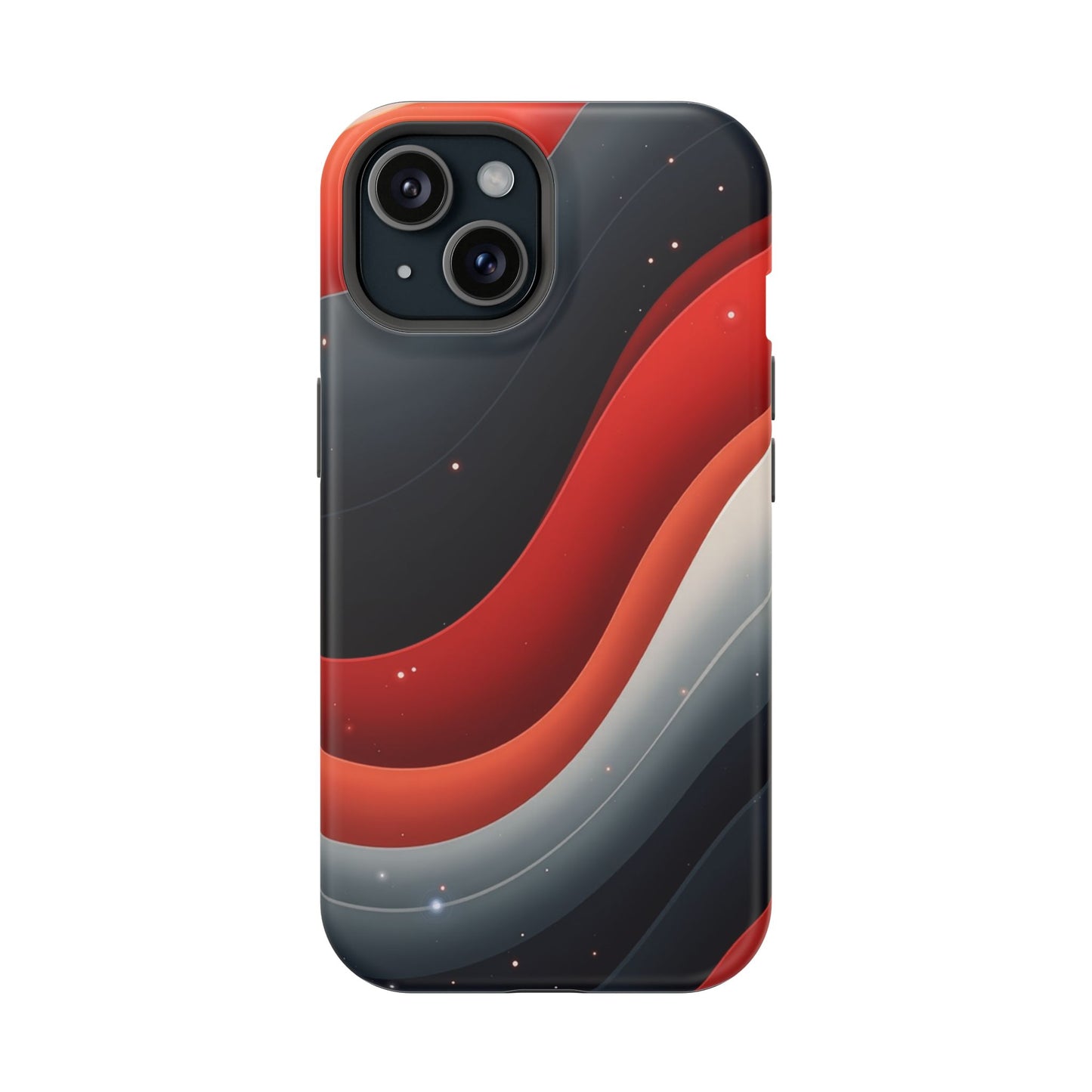 Celestial Waves iPhone Case - Galaxy Space Design, Aesthetic Gift Idea