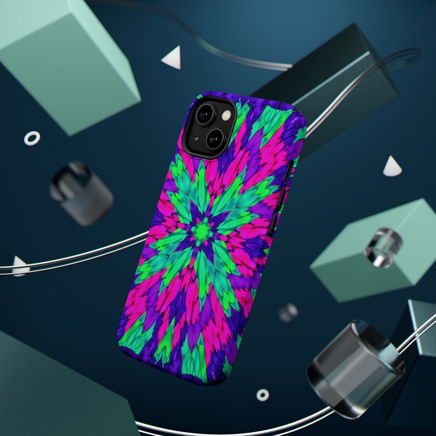 Psychedelic Mandala Phone Case - Trippy Art Gift | Colorful Flower Cases for iPhone Lovers