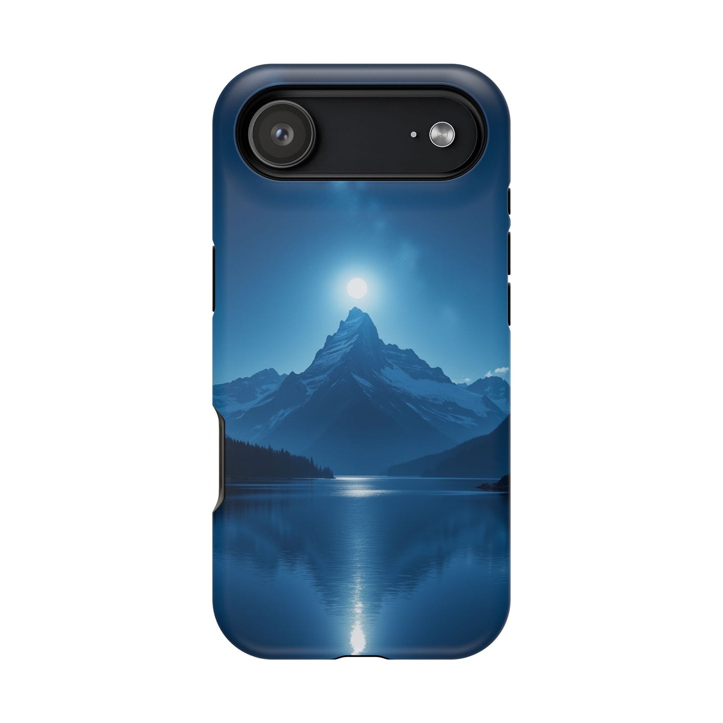 Mountain Moon Phone Case - Serene Landscape iPhone Cover - Nature Lover Gift