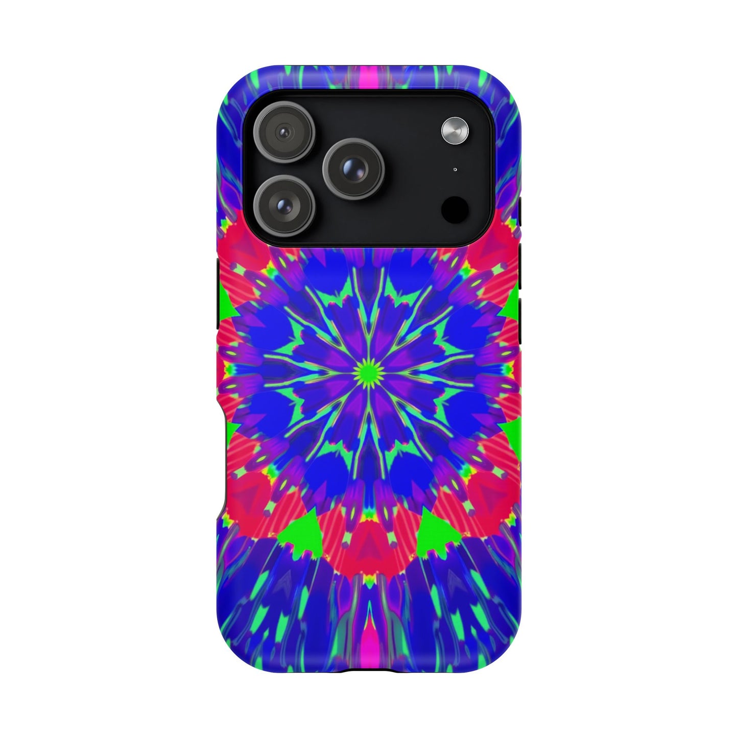 Neon Phone Case - Trippy iPhone Case, Rave Gift Idea, Aesthetic Y2K Accessory