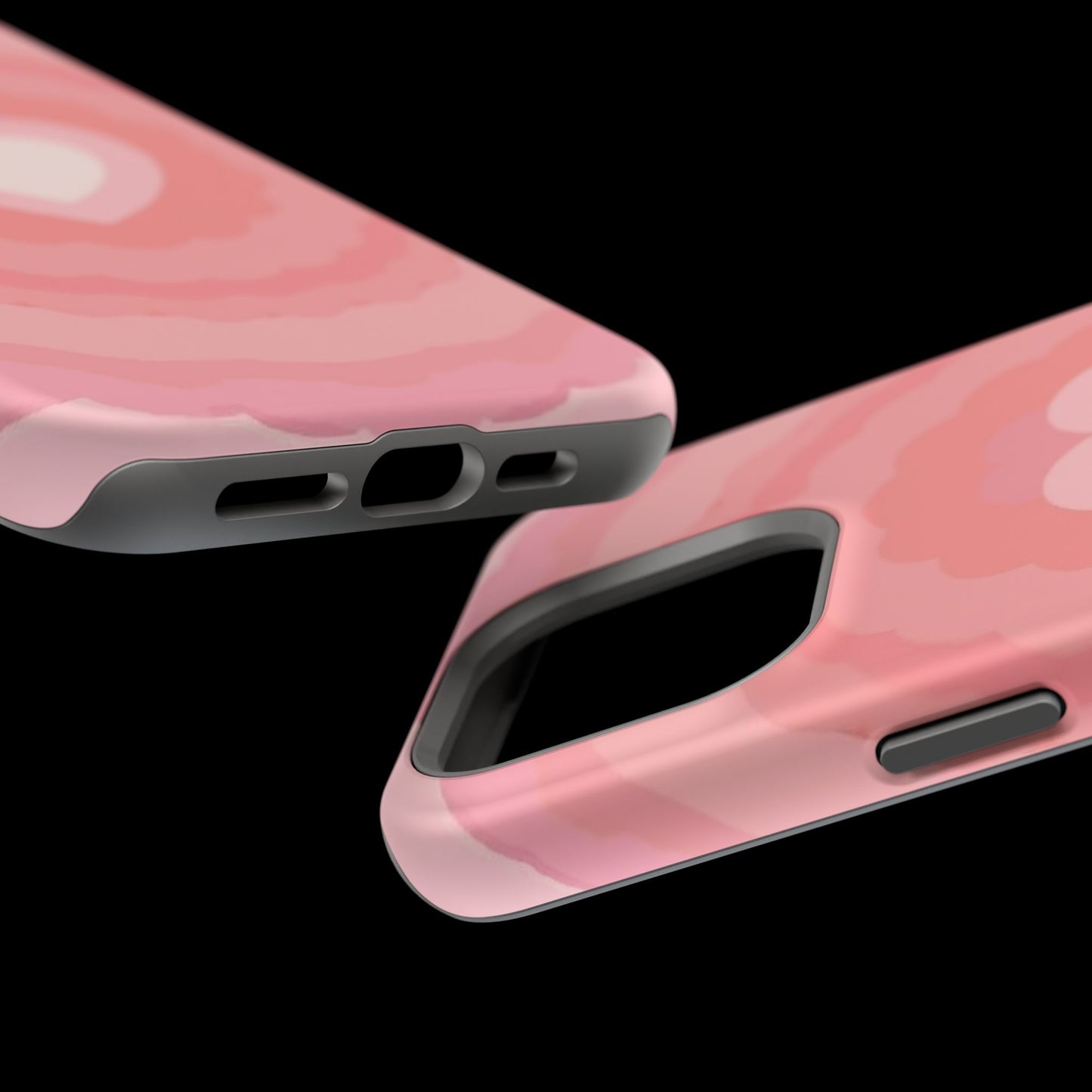 Heart Ripple iPhone Case - Cute Pink Aesthetic - Kawaii Gift for Her