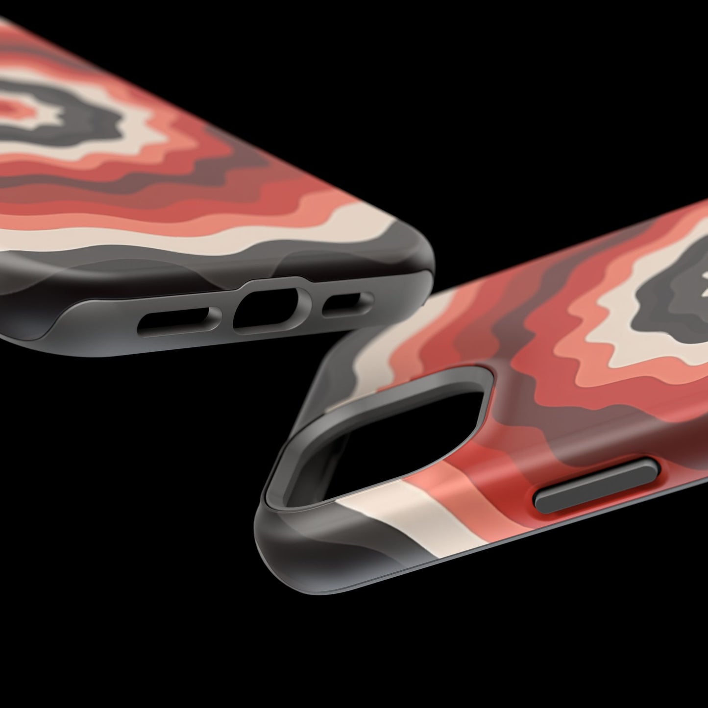 70s Wave Phone Case - Aesthetic iPhone Case, Vintage Gift Idea, Trendy Summer Accessory