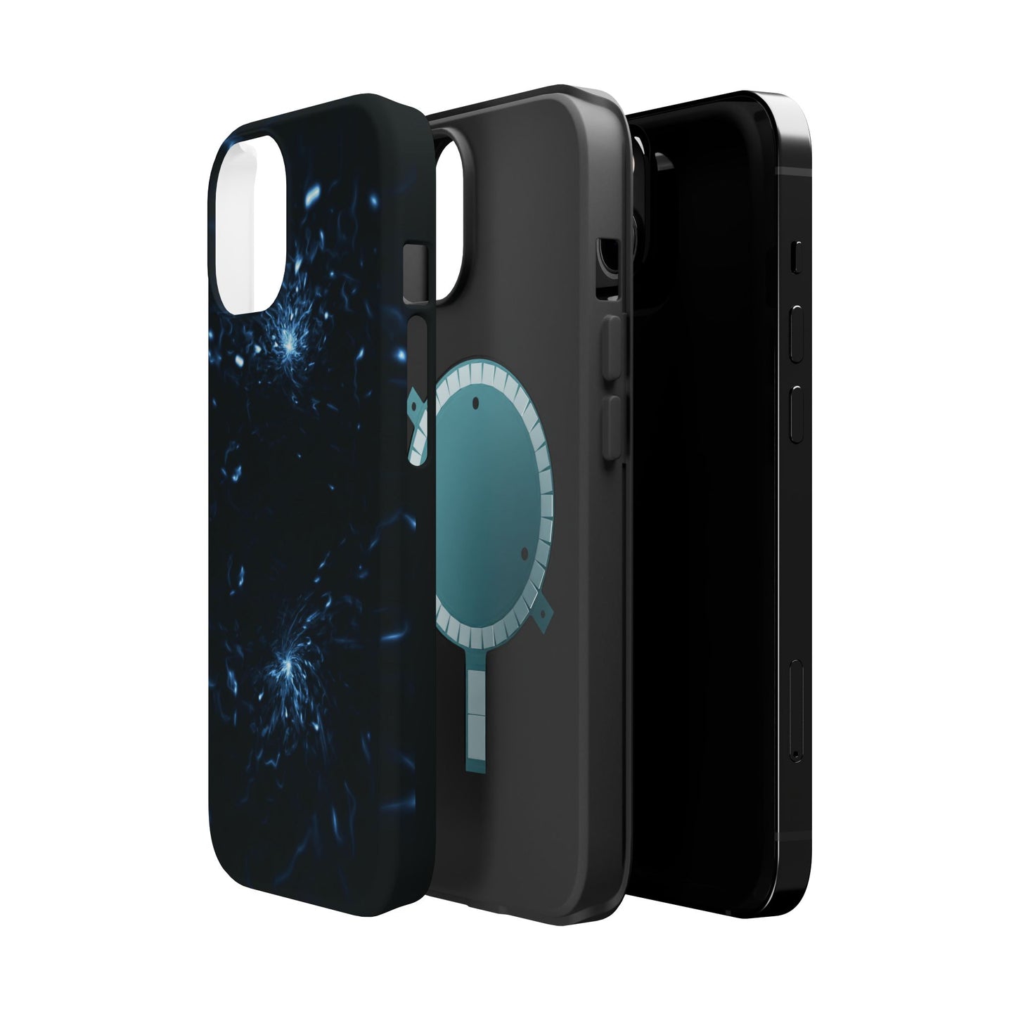 Galaxy Phone Case - Aesthetic iPhone Case | Blue Abstract Energy Design | Gifts for Him/Her | Sci-Fi Tech Vibes