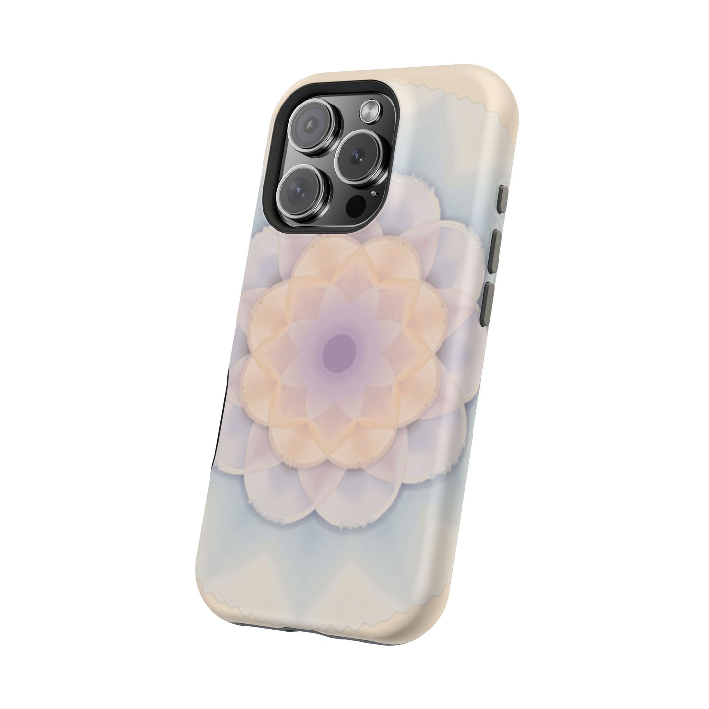 Pastel Mandala Phone Case - Aesthetic iPhone Case, Floral Gift Idea, Spiritual Zen Design