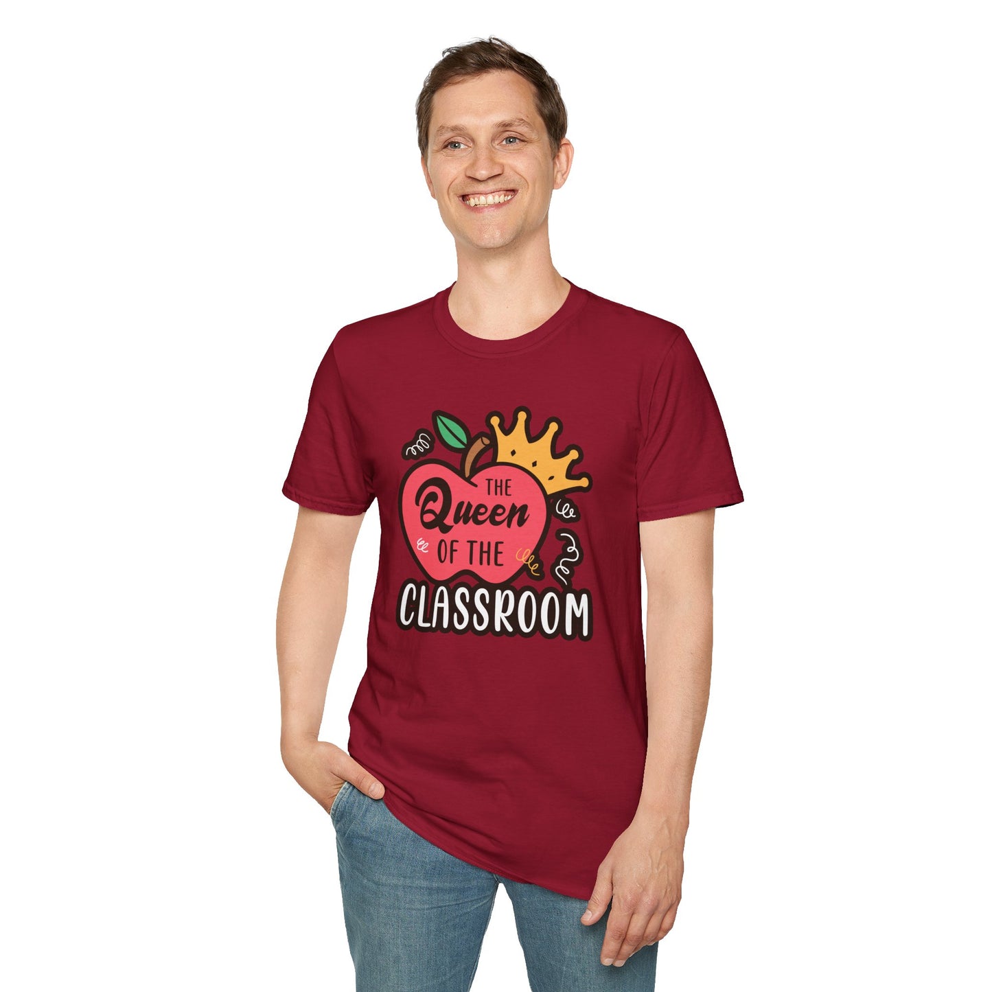 Teacher Shirt - Queen of the Classroom Tee, Gift for Teachers, Appreciation Gift, Cute Educator Graphic Top, Back to School Outfit