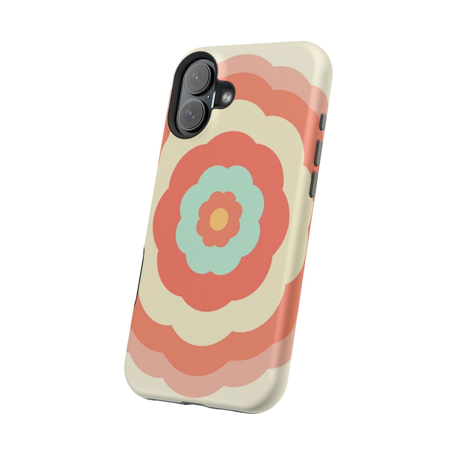 Cute Flower Phone Case - Pastel Aesthetic iPhone Case, Kawaii Gift Idea, Retro Floral Design