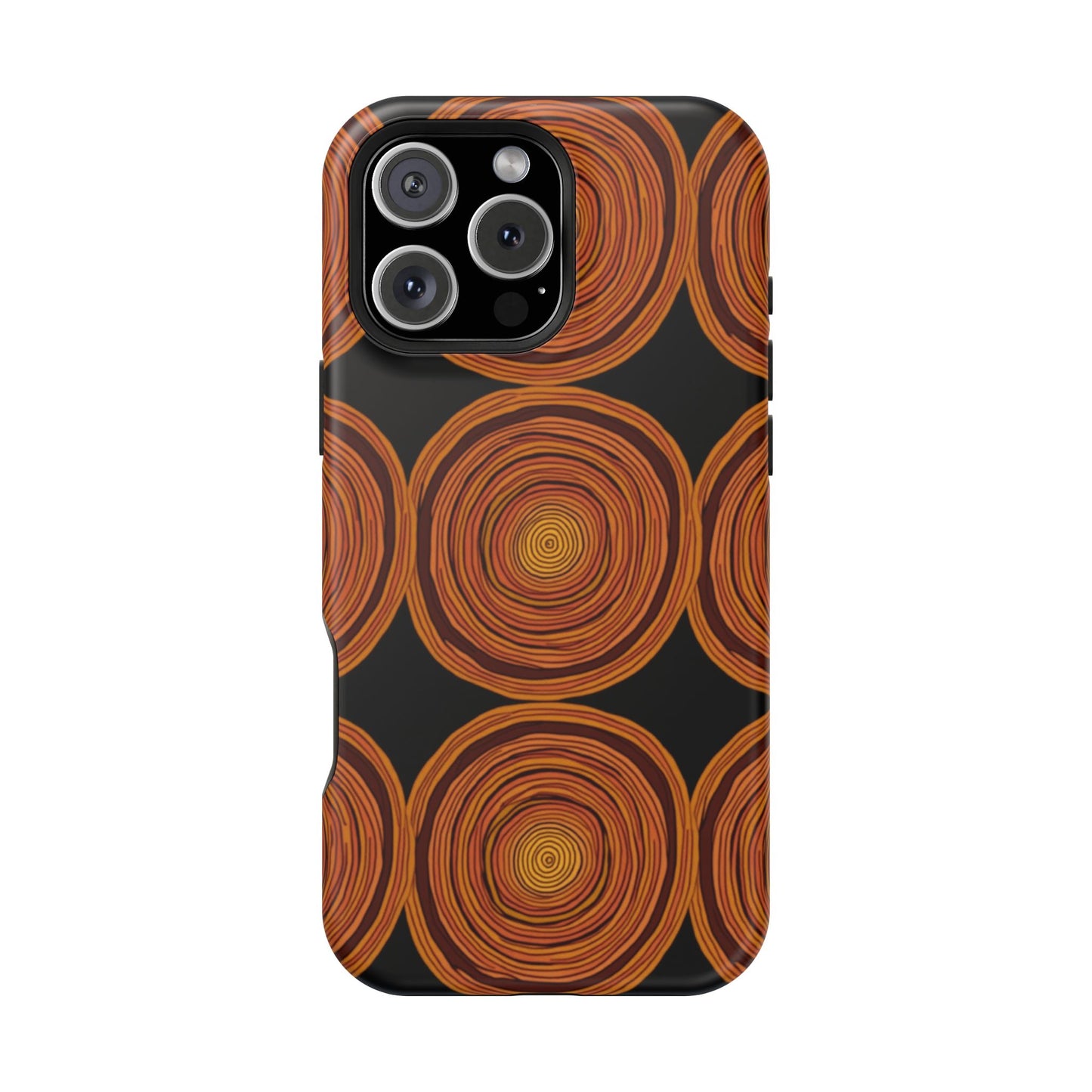 Rustic Swirl iPhone Case - Boho Wood Grain Pattern - Aesthetic Phone Accessories