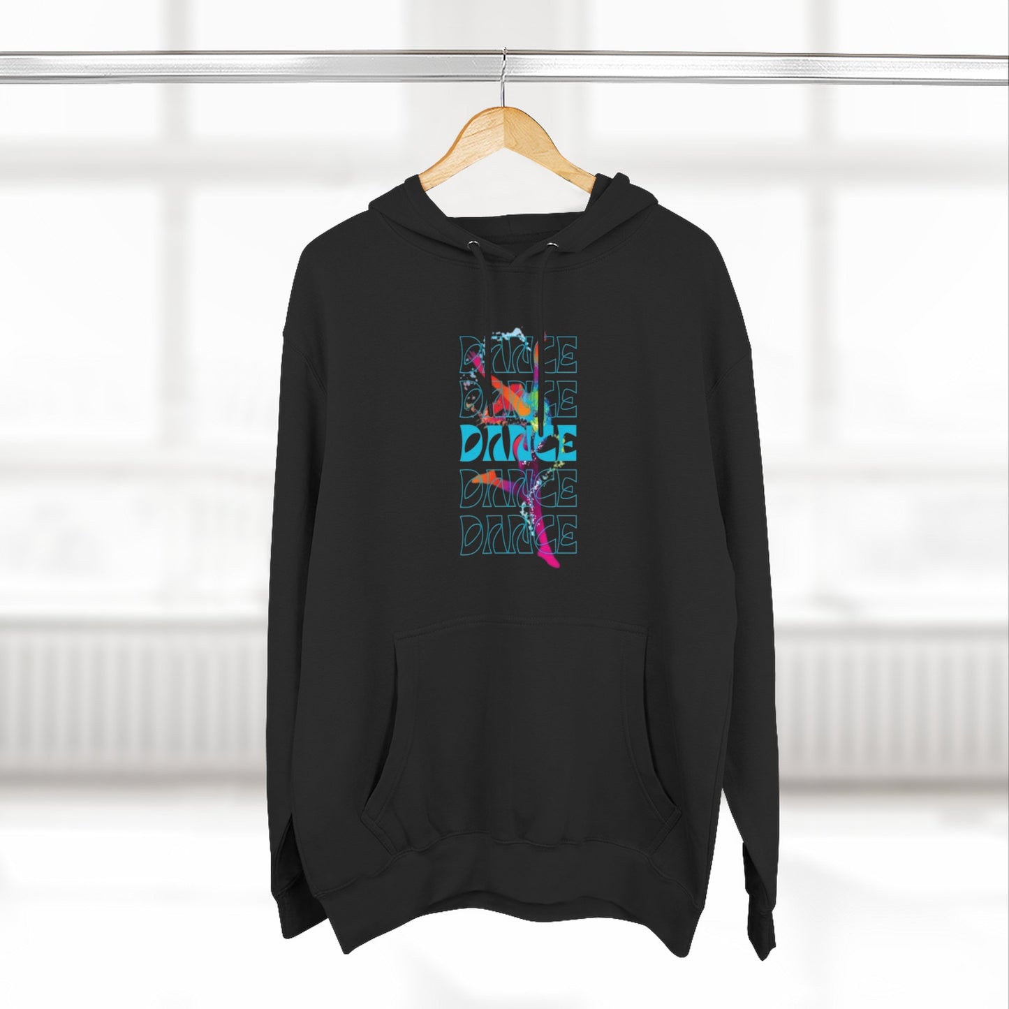 “Dance Dance Dance” Graphic Pullover, Motivational Dancer Gift, Dance Moms Inspired Apparel, Cozy Unisex Hoodie