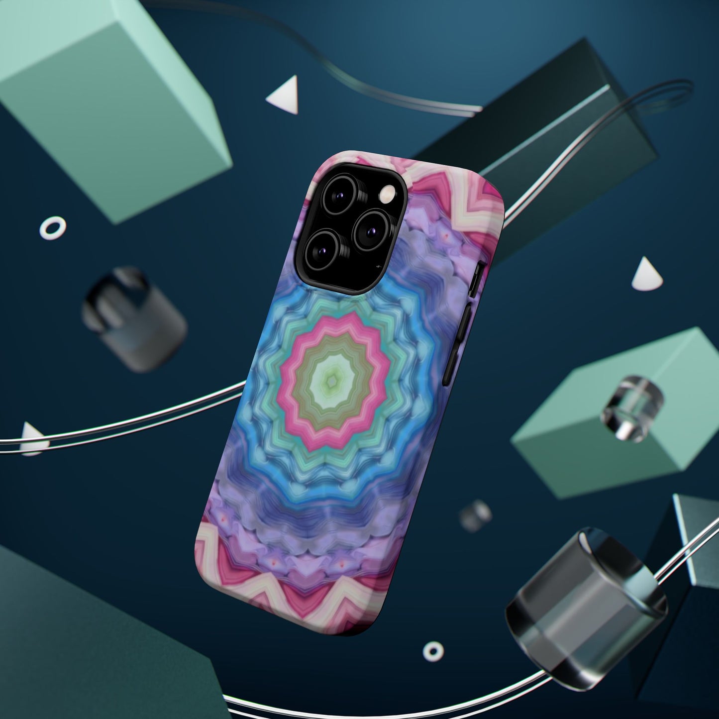 Abstract Phone Case - Psychedelic iPhone Case, Colorful Gift Idea, Unique Pattern Design