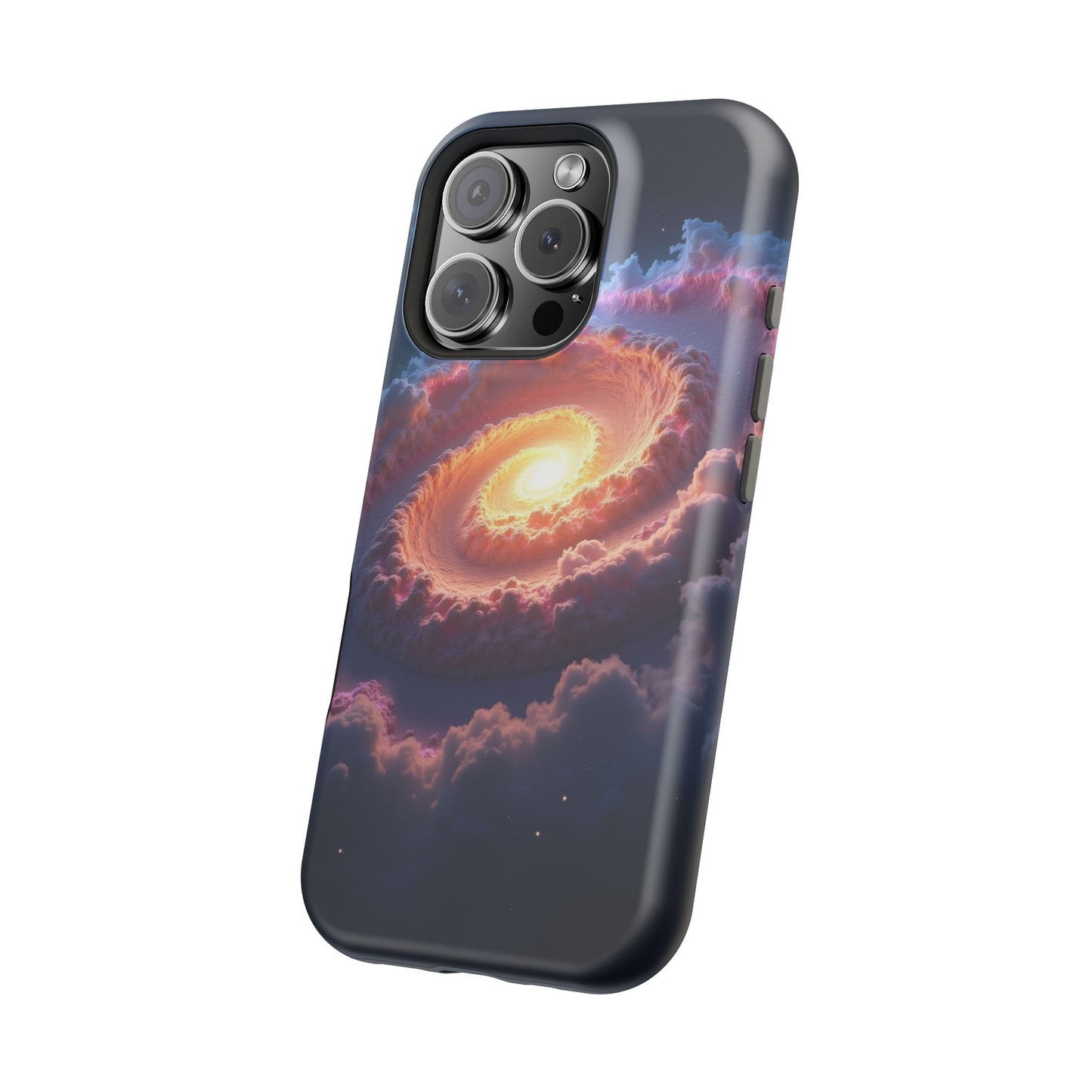 Ethereal Spiral Galaxy Phone Case for iPhone | Dreamy Aesthetic Slim Protective Cover
