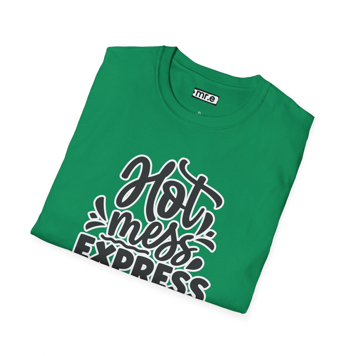 "Hot Mess Express" Funny & Bold T-Shirt β Ironic Confidence Tee for Chaotic, Cool, and Unapologetically You