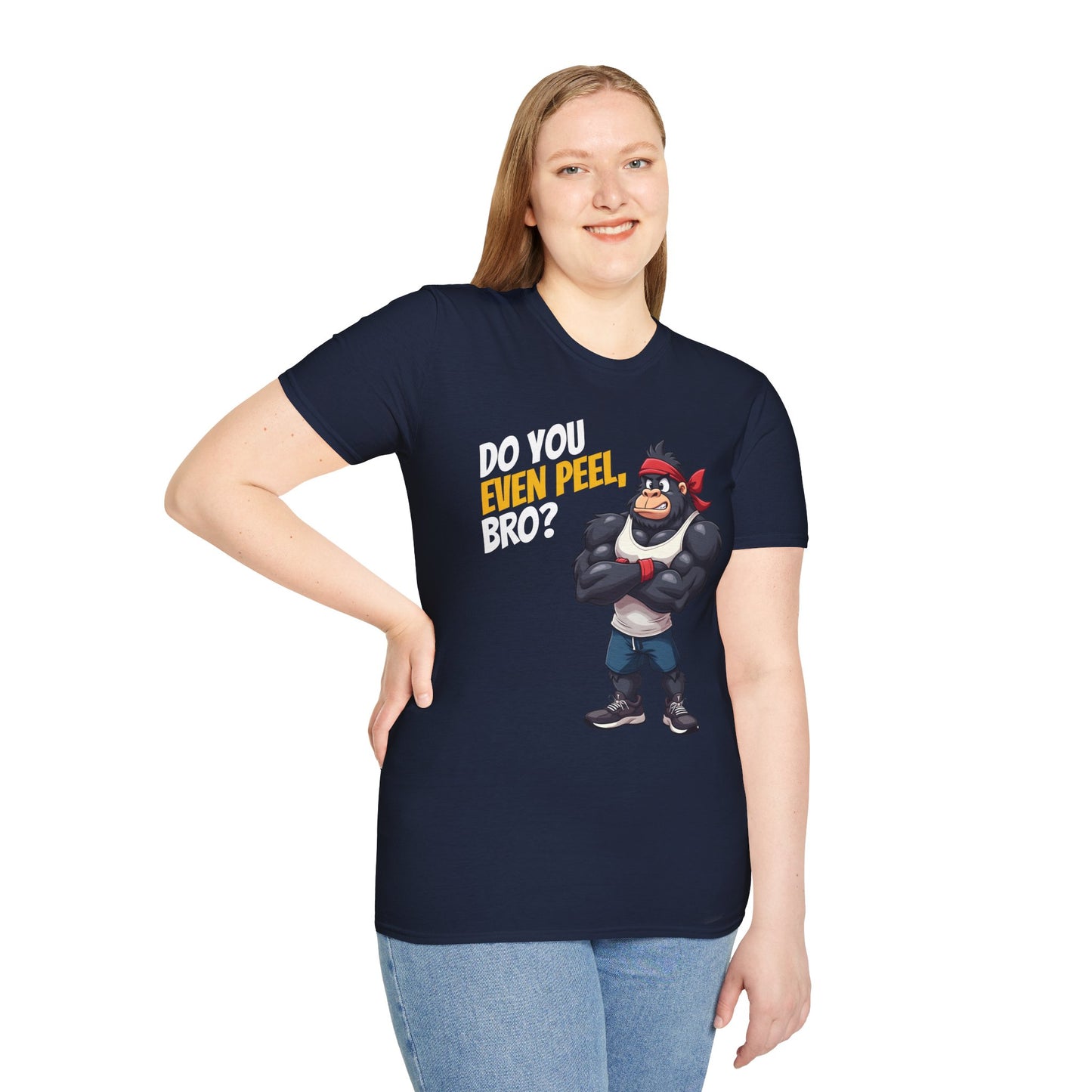 Do You Even Peel, Bro? β Funny Gym Gorilla T-Shirt