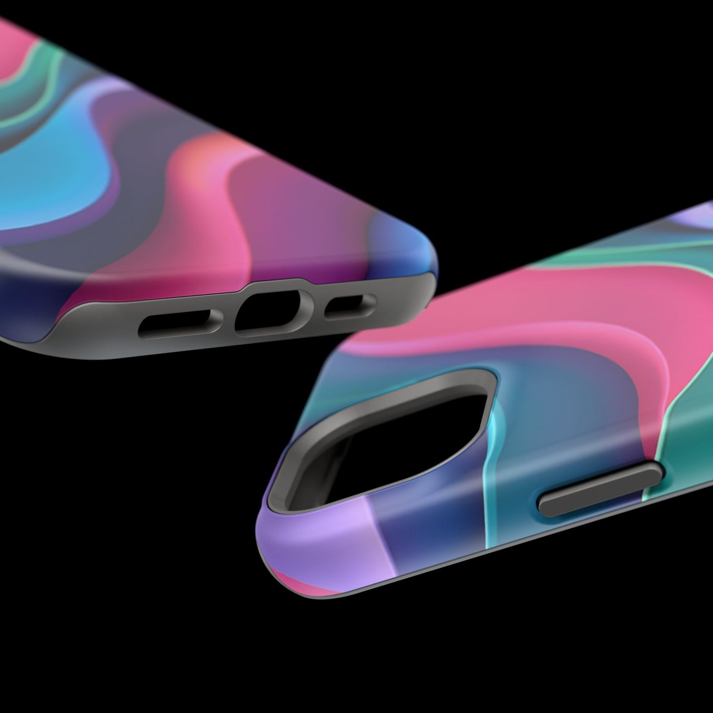 Aesthetic Wave Phone Case - Colorful iPhone Case, Ocean Gift Idea, Trendy Summer Accessory