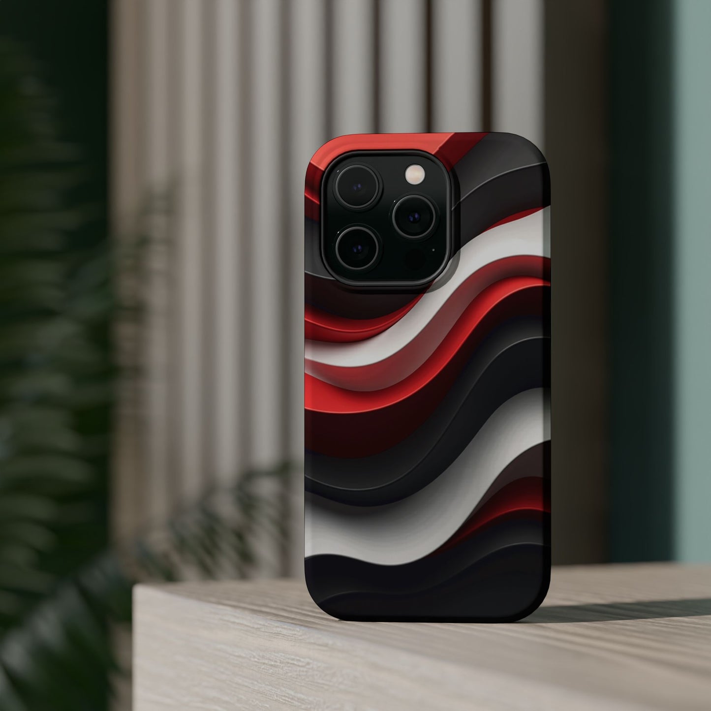 Statement Wave Phone Case - Aesthetic iPhone Case, Edgy Gift Idea, Trendy Summer Accessory