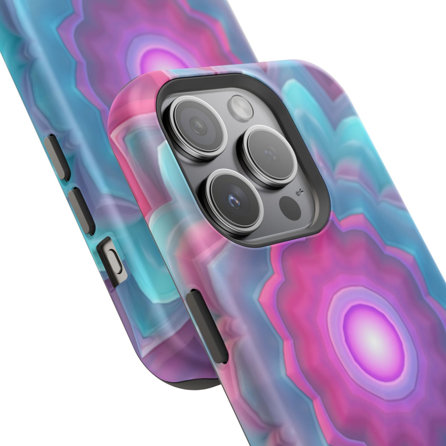 Cosmic Bloom iPhone Case - Galaxy Floral Design, Aesthetic Gift Idea